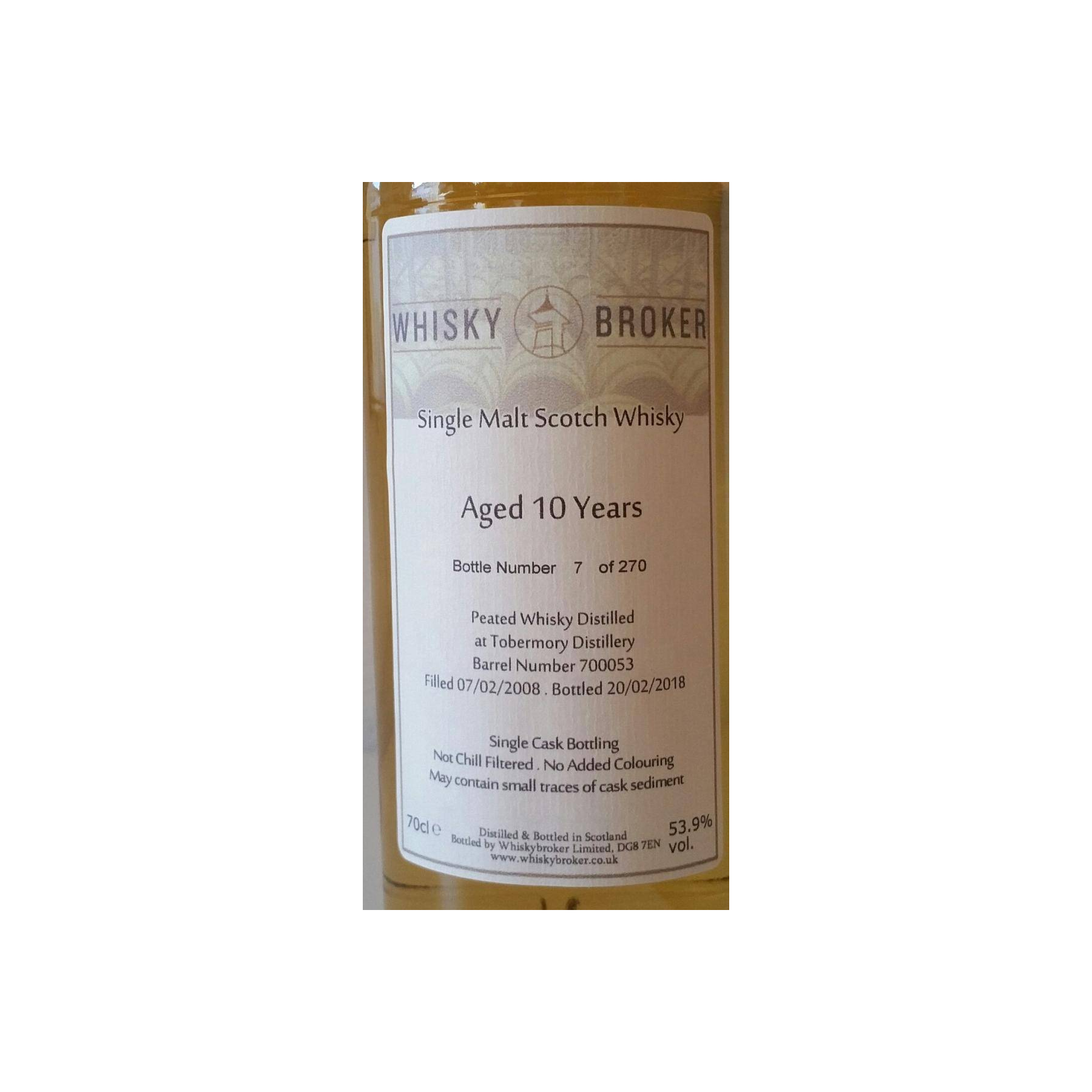 Tobermory 2008 10 Years Single Malt Whisky 2