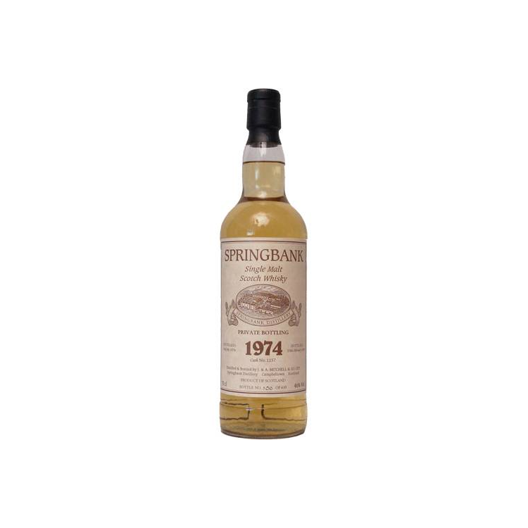 Springbank Private Bottling 1974 28 Years Single Malt Whisky