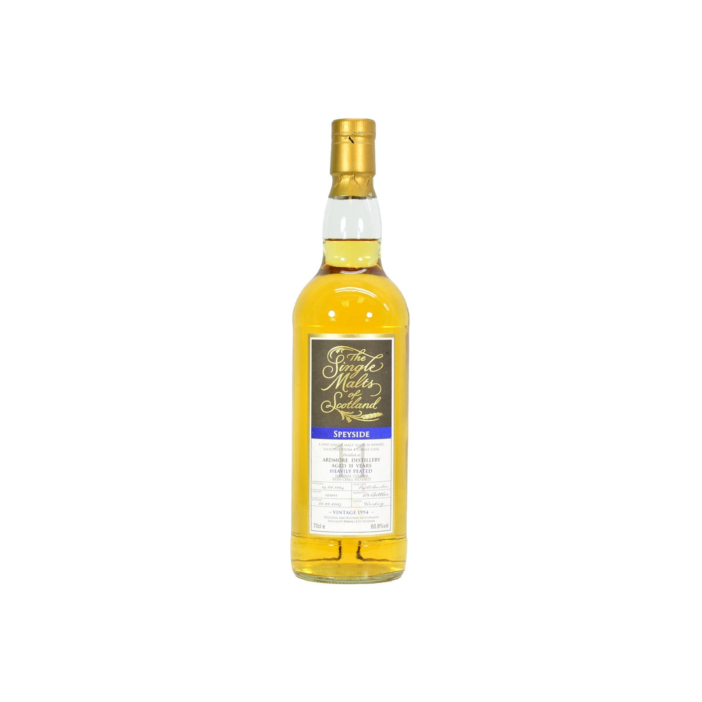 Ardmore The Single Malts of Scotland 1994 11 Years Single Malt Whisky