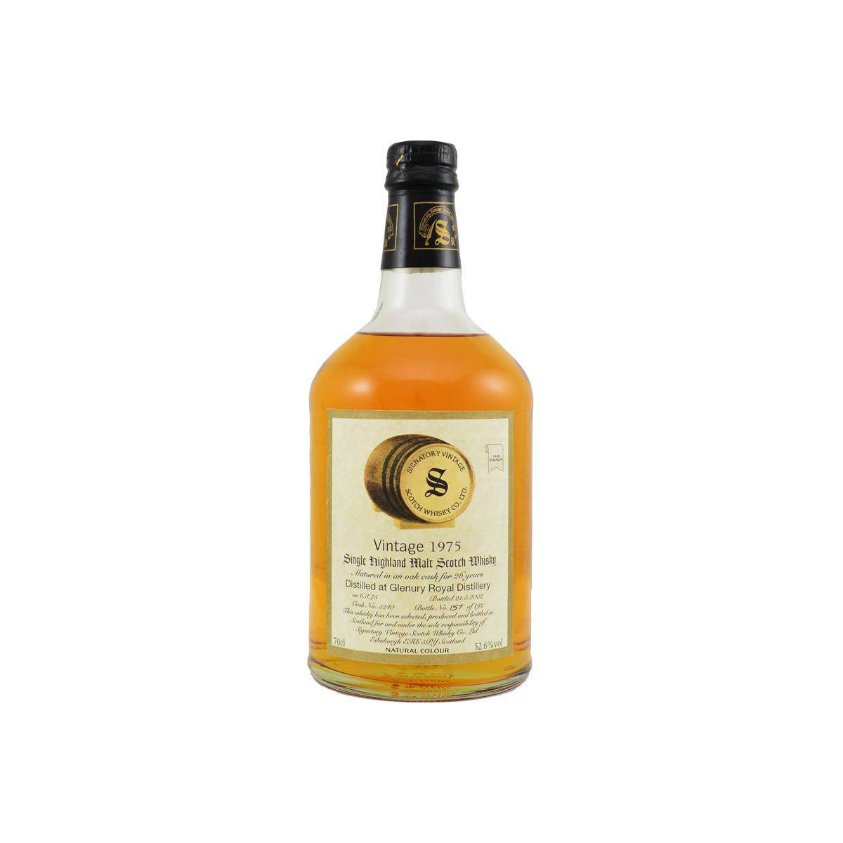 Glenury Royal Vintage Collection - Dumpy 1975 26 Years Single Malt Whisky