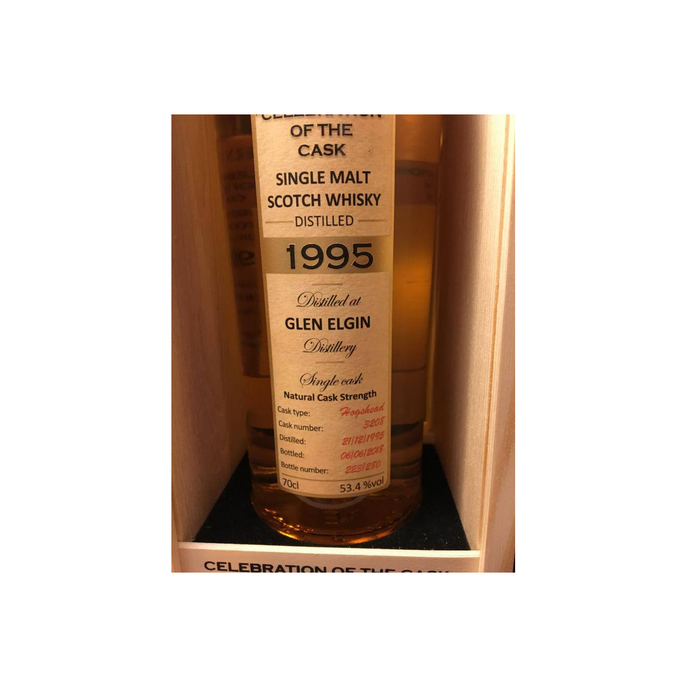 Glen Elgin 1995 22 Years Single Malt Whisky 2