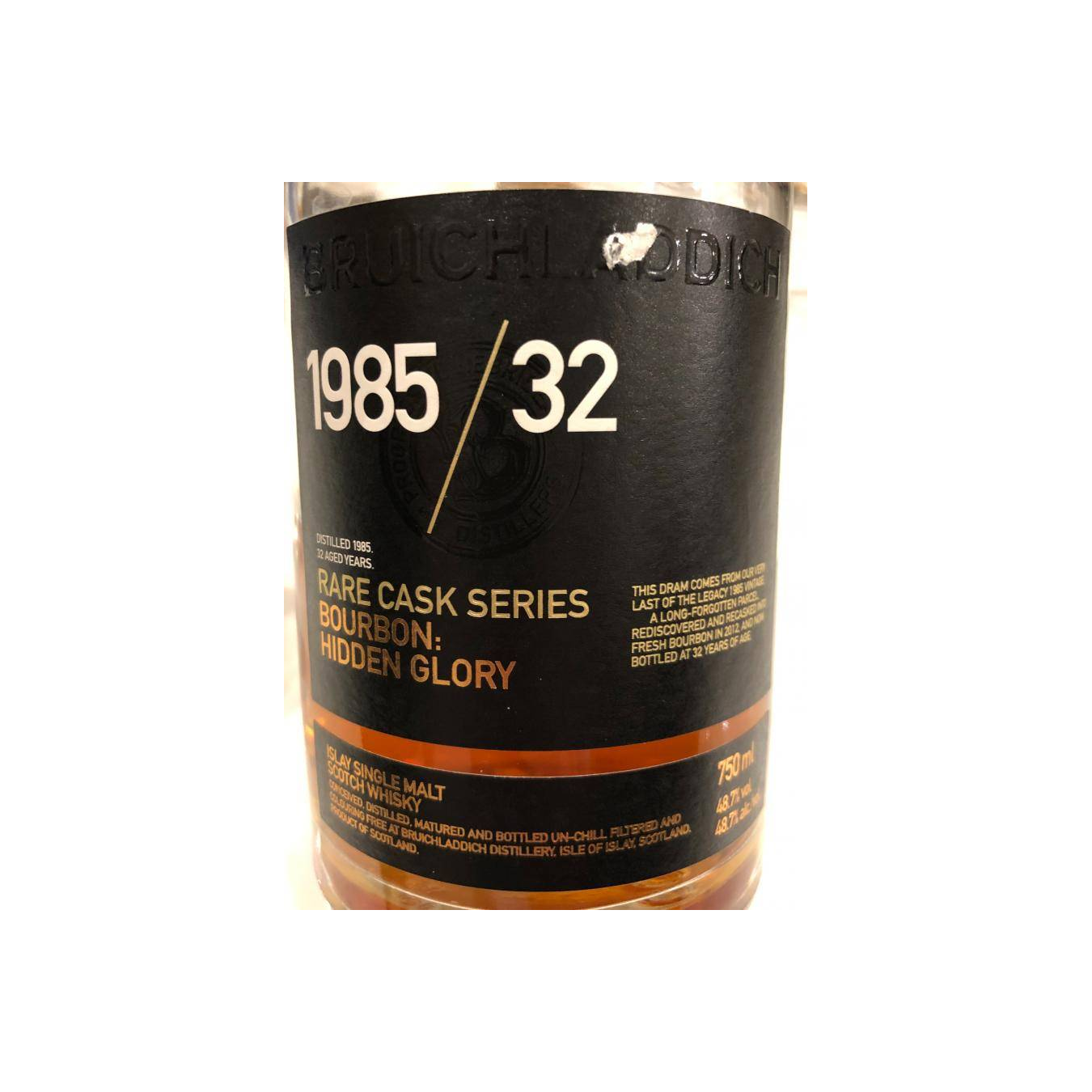 Bruichladdich 1985 32 Years Single Malt Whisky