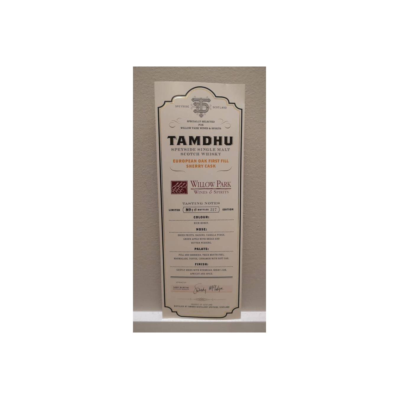 Tamdhu Single Cask 2004 14 Years Single Malt Whisky 3
