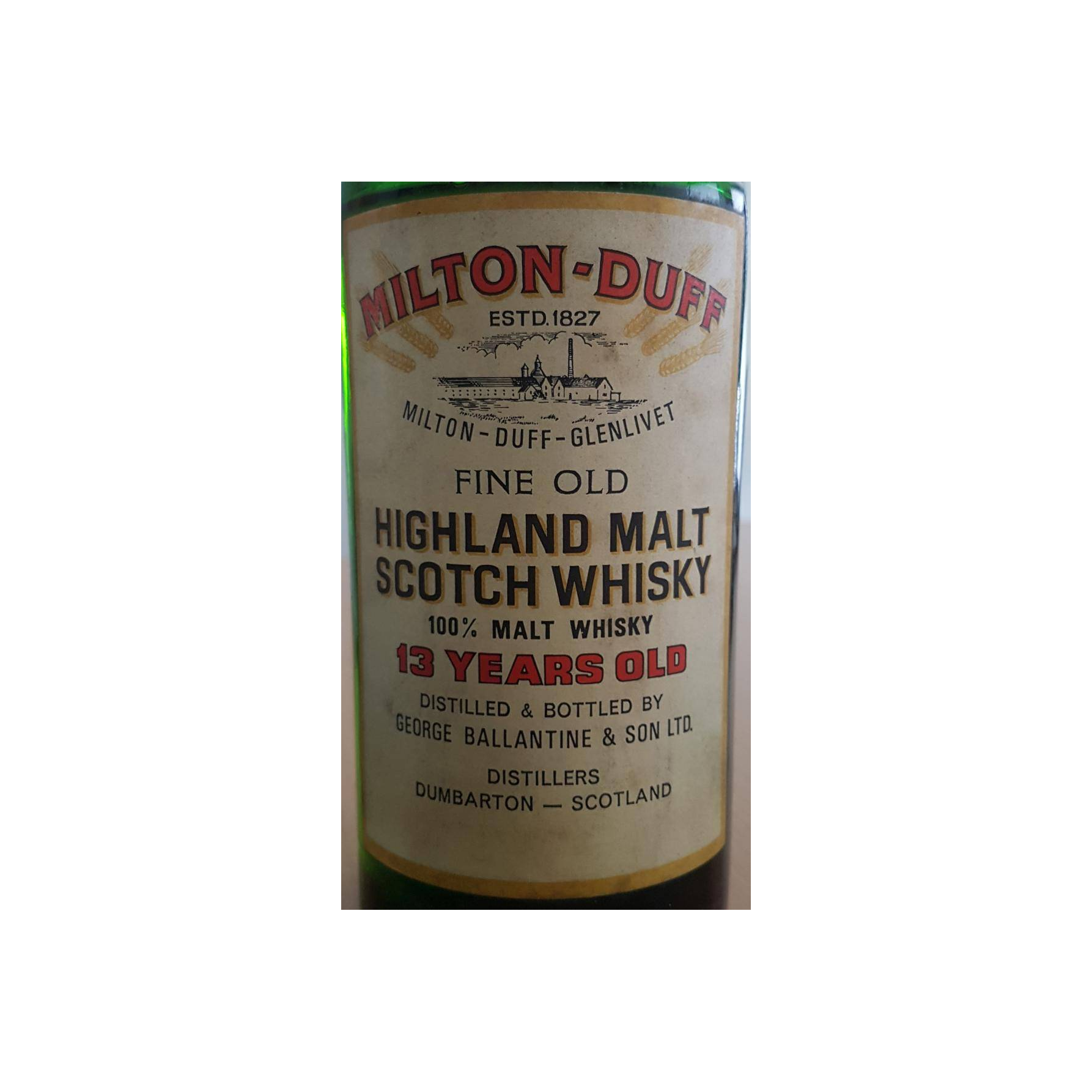 Miltonduff 13 Years Single Malt Whisky 2