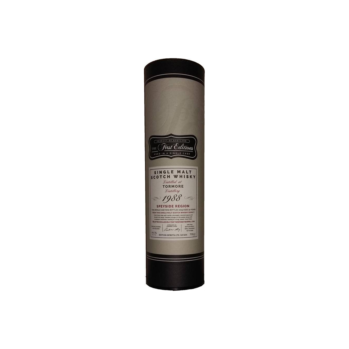 Tormore The First Editions 1988 30 Years Single Malt Whisky 2