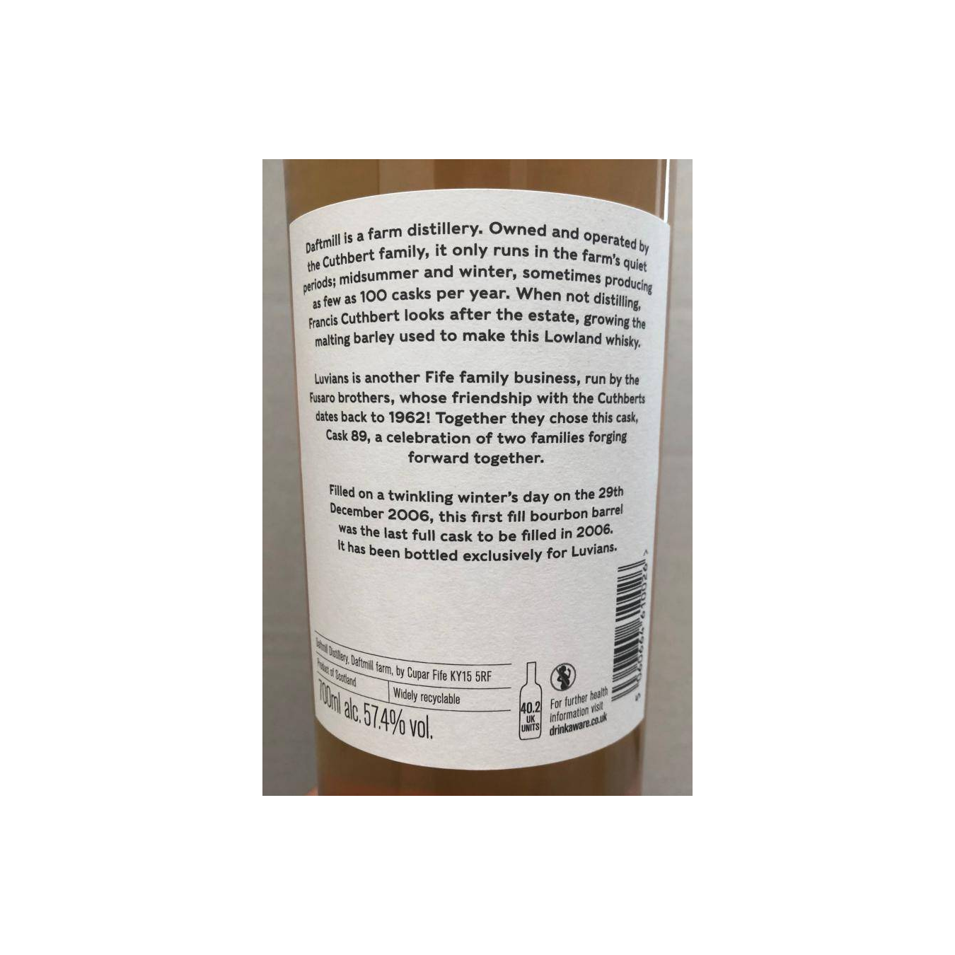 Daftmill Single Cask 2006 13 Years Single Malt Whisky 3