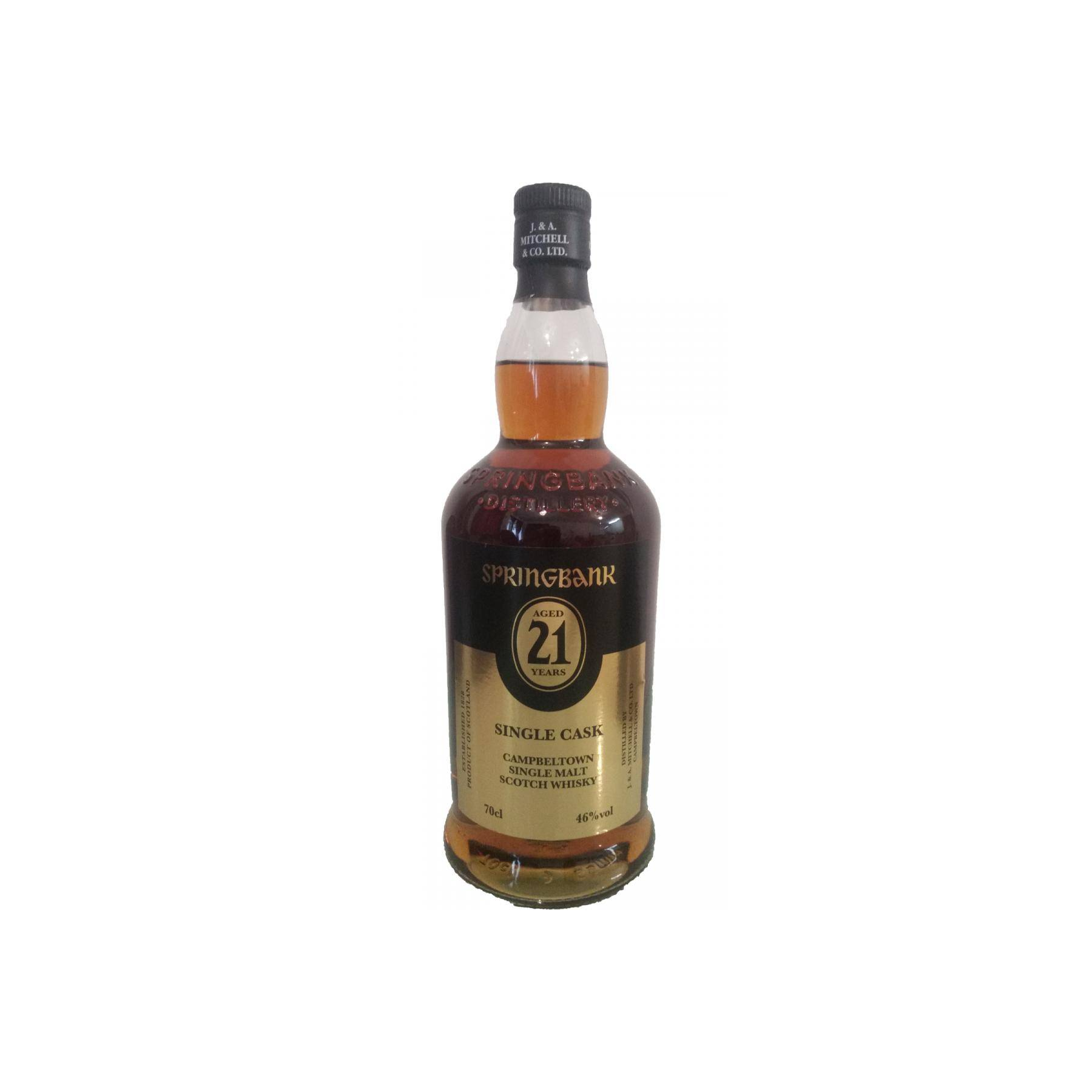 Springbank 1996 21 Years Single Malt Whisky