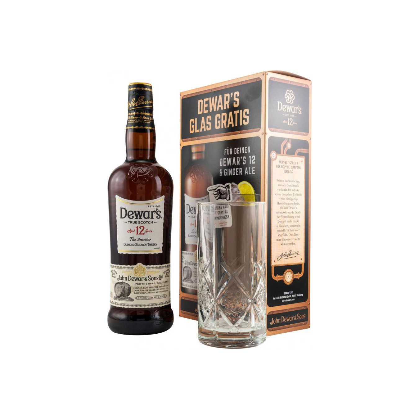 Dewar's 12-year-old - Gift Set 2