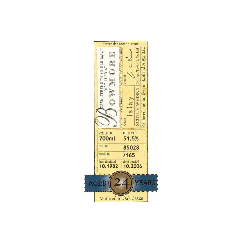 Bowmore 1982 24 Years Single Malt Whisky