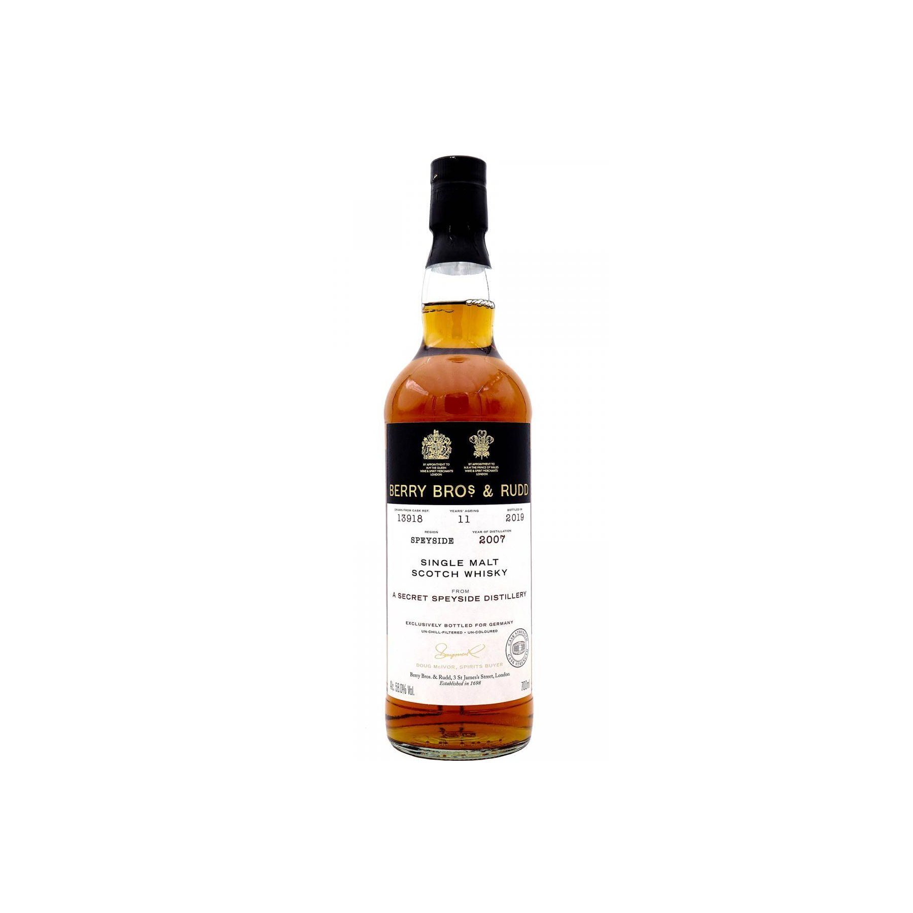 Berry Bros. & Rudd 2007 11 Years Single Malt Whisky