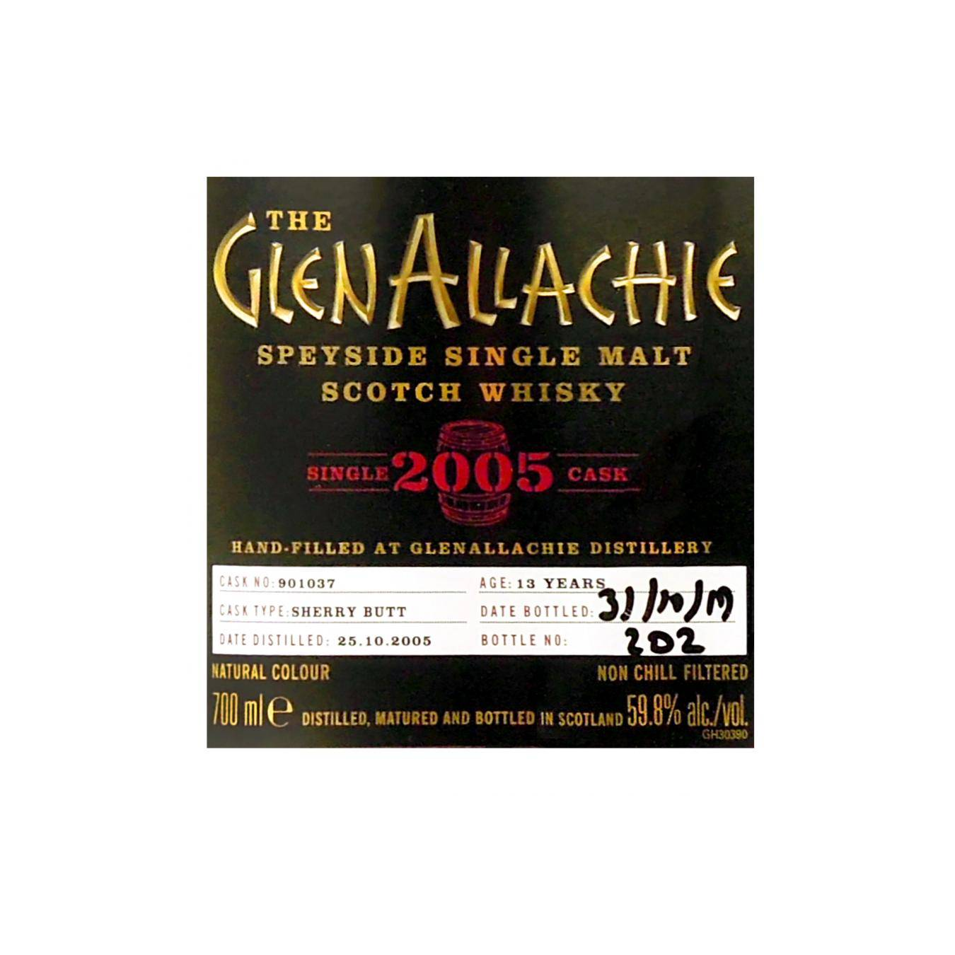 The GlenAllachie Single Cask 2005 13 Years Single Malt Whisky 3
