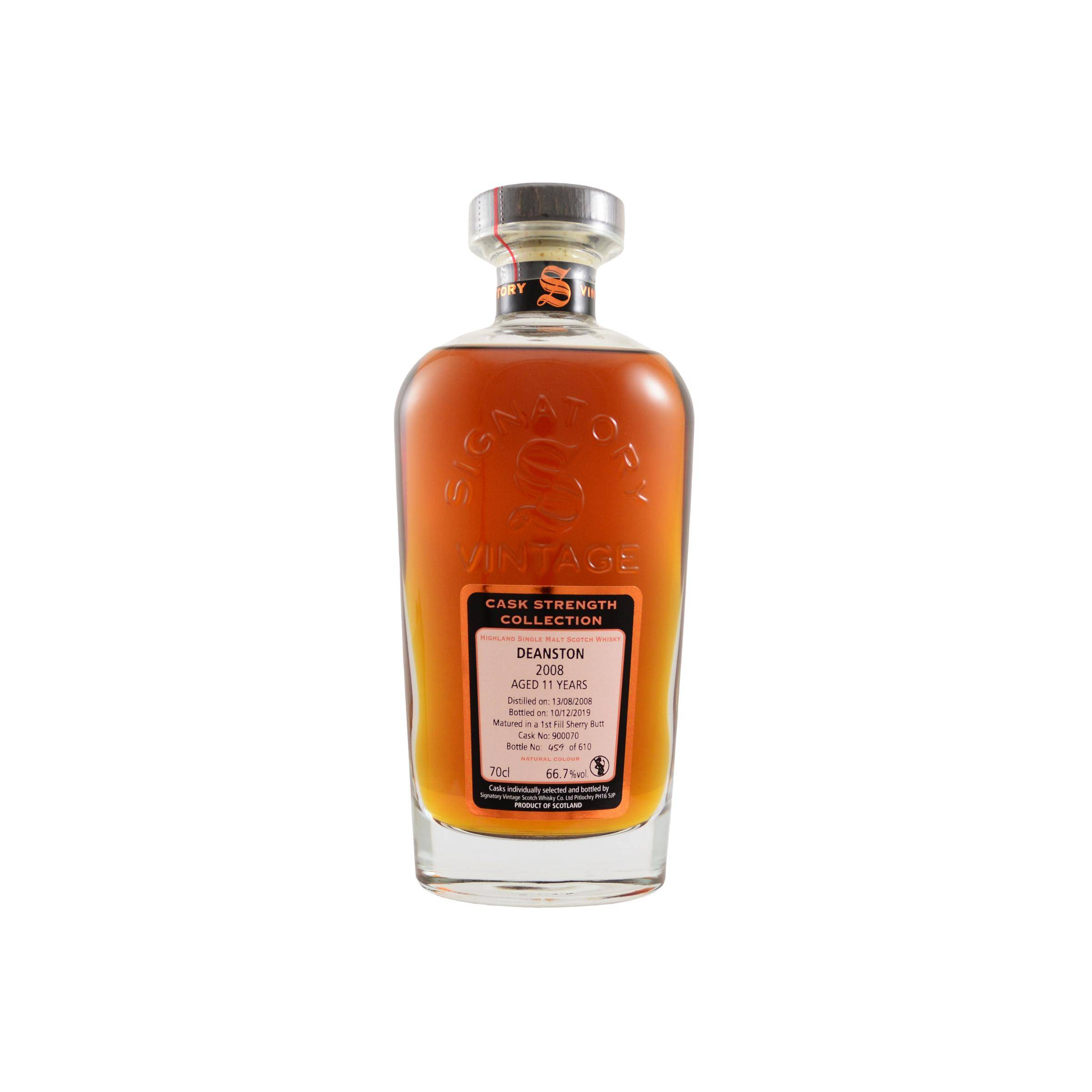 Deanston Cask Strength Collection 2008 11 Years Single Malt Whisky