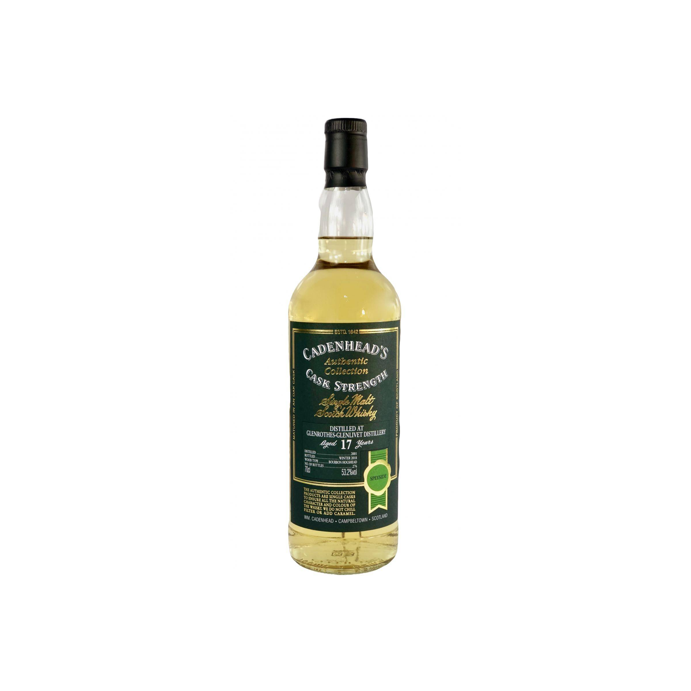The Glenrothes Authentic Collection 2001 17 Years Single Malt Whisky