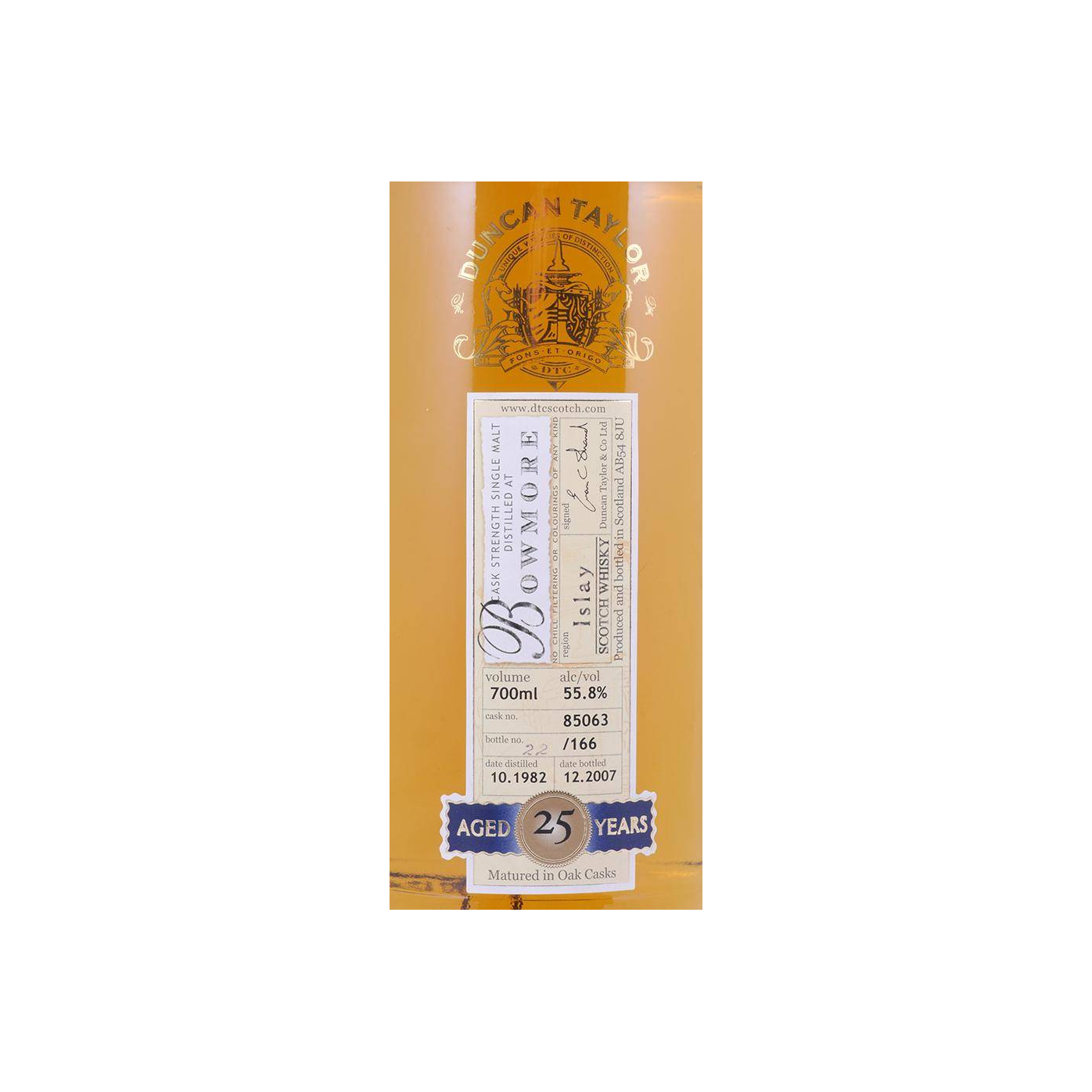 Bowmore Rare Auld 1982 25 Years Single Malt Whisky 2