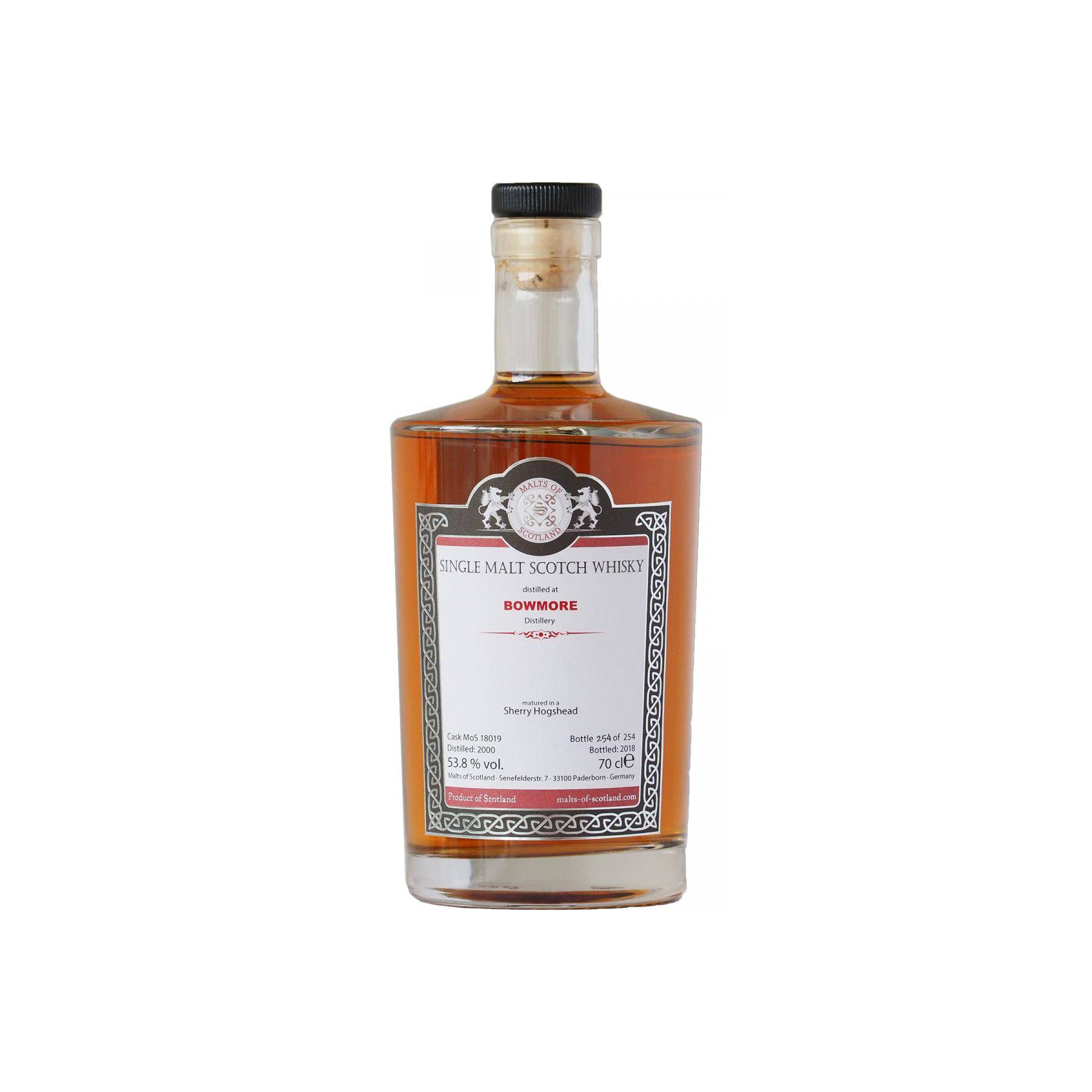 Bowmore 2000 18 Years Single Malt Whisky 3