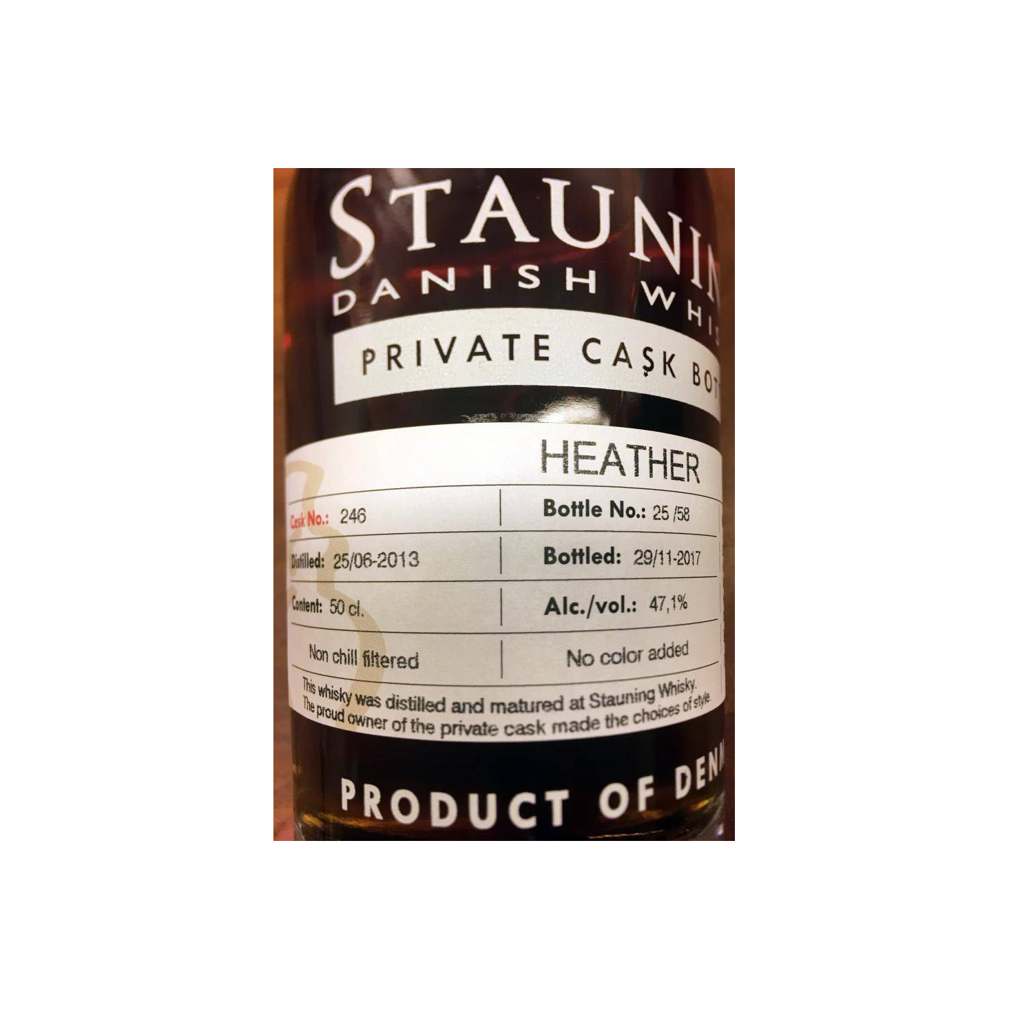 Stauning 2013 4 Years Single Malt Whisky 2