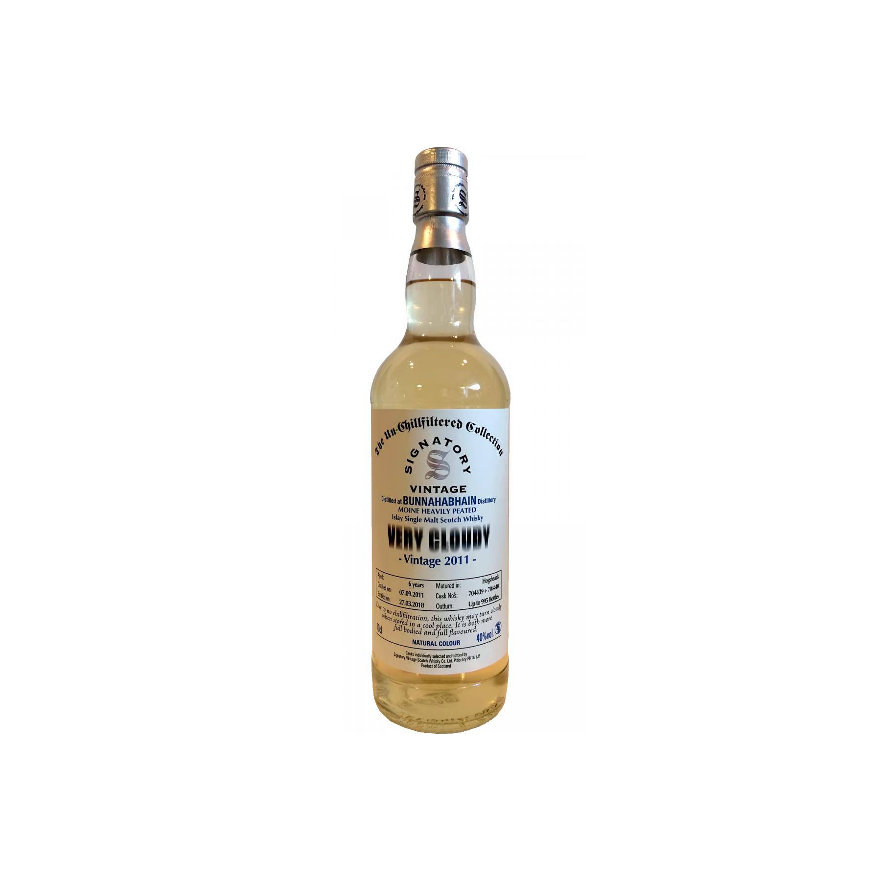 Bunnahabhain 2011 6 Years Single Malt Whisky