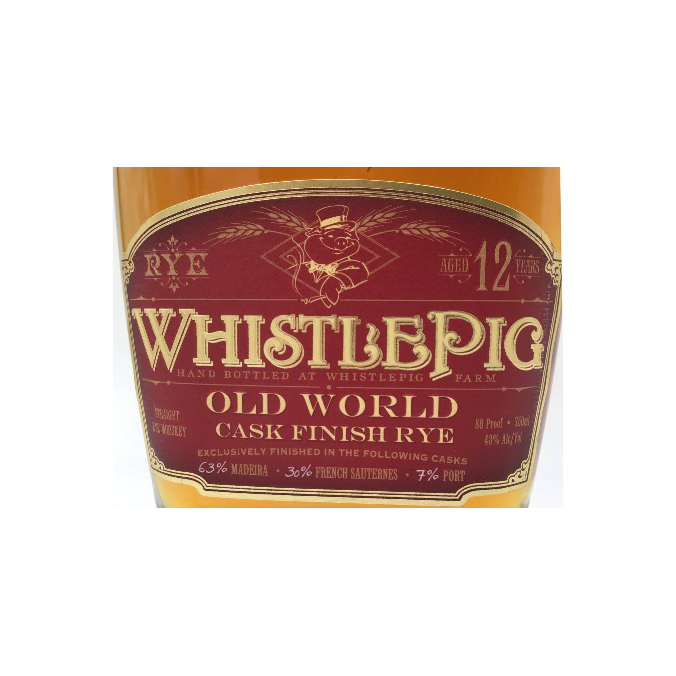WhistlePig 12 Years Rye Whisky