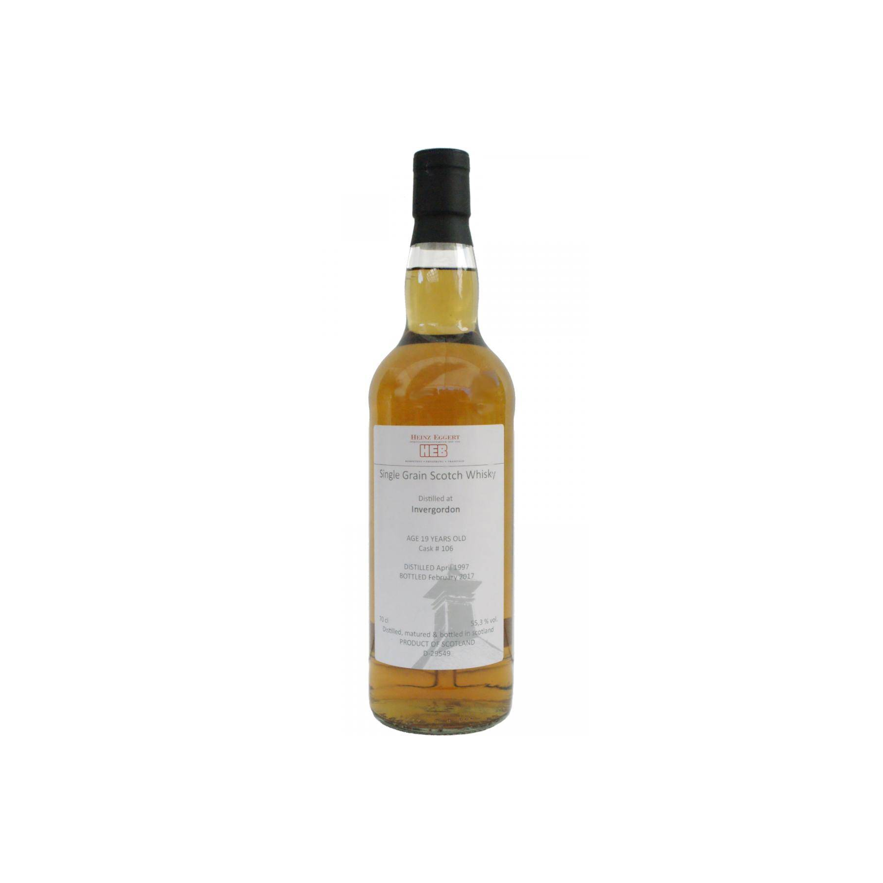 Invergordon 1997 19 Years Single Grain Whisky