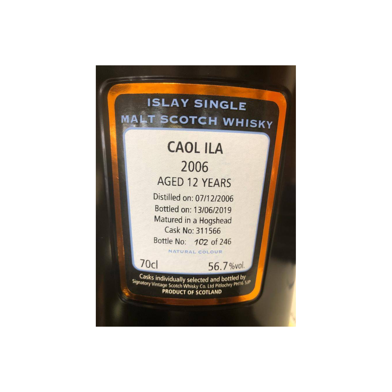 Caol Ila 2006 12 Years Single Malt Whisky