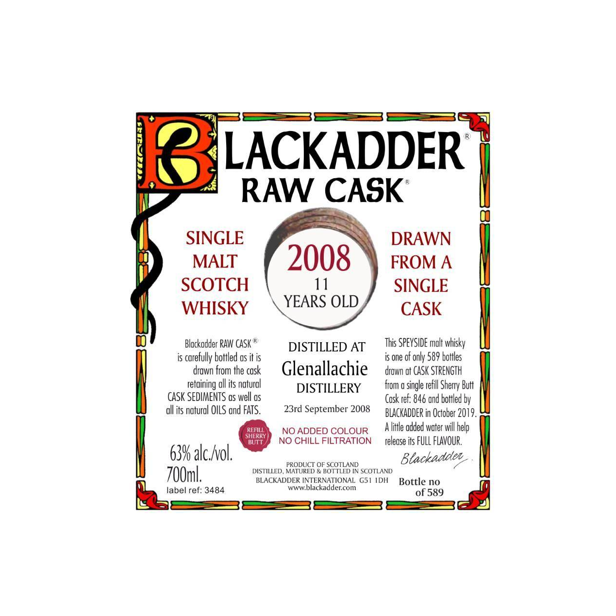 The GlenAllachie Raw Cask 2008 11 Years Single Malt Whisky 3