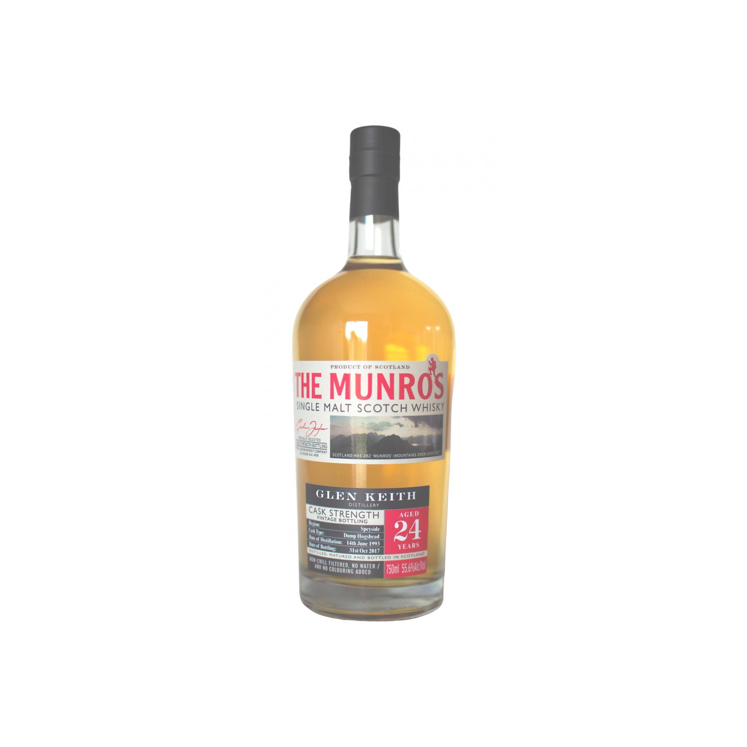 Glen Keith 1993 24 Years Single Malt Whisky