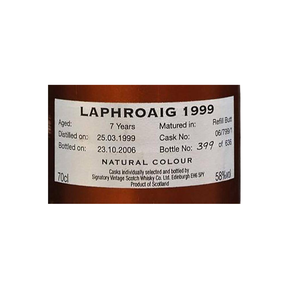 Laphroaig Vintage Collection 1999 7 Years Single Malt Whisky 2