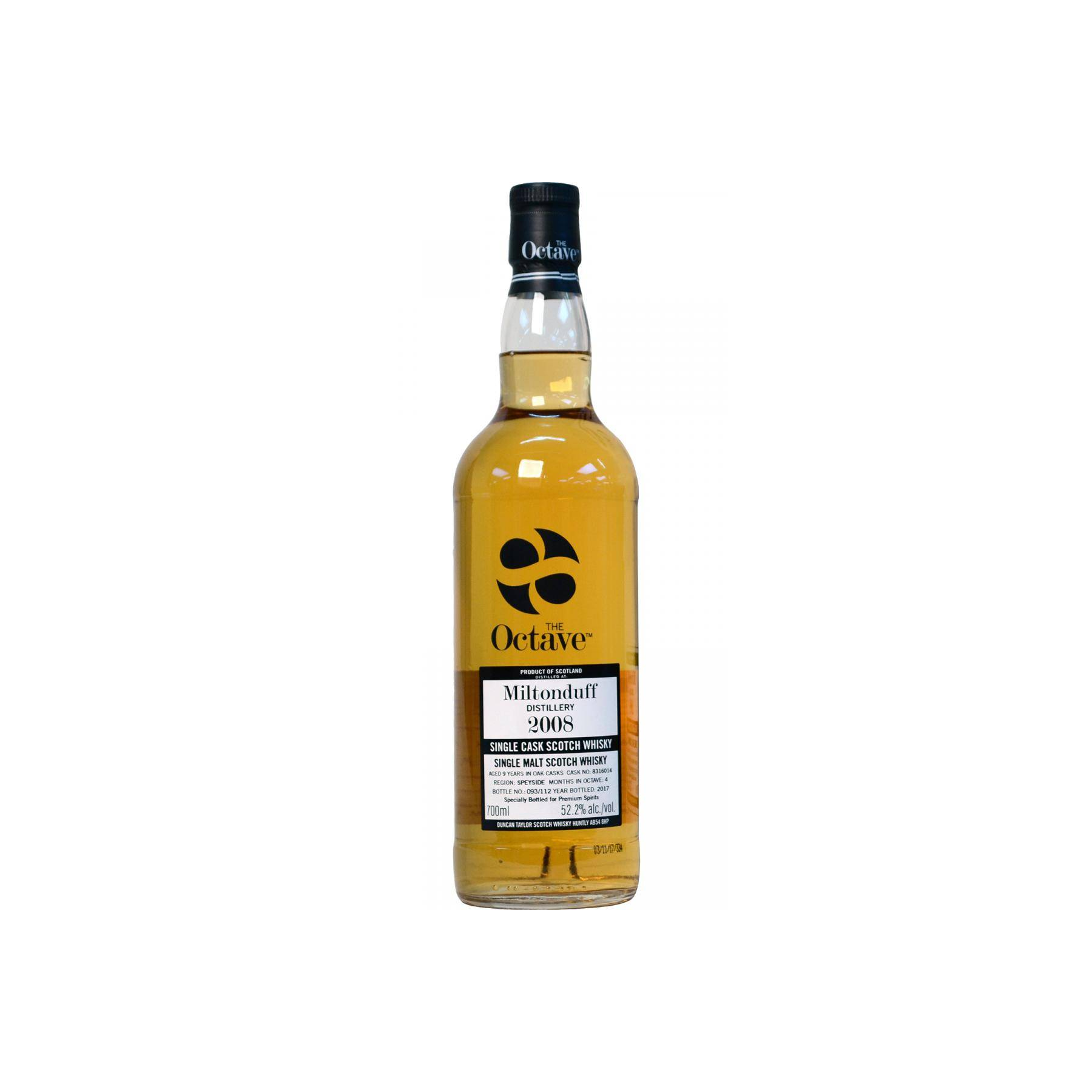 Miltonduff The Octave 2008 9 Years Single Malt Whisky