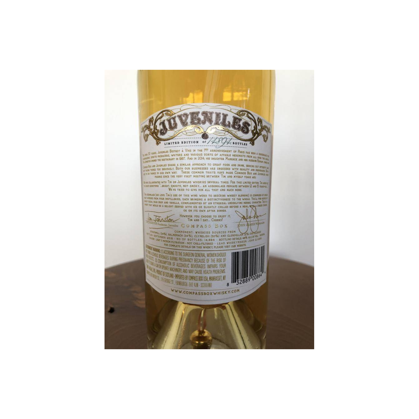 Compass Box Limited Edition Blended Malt Whisky 2