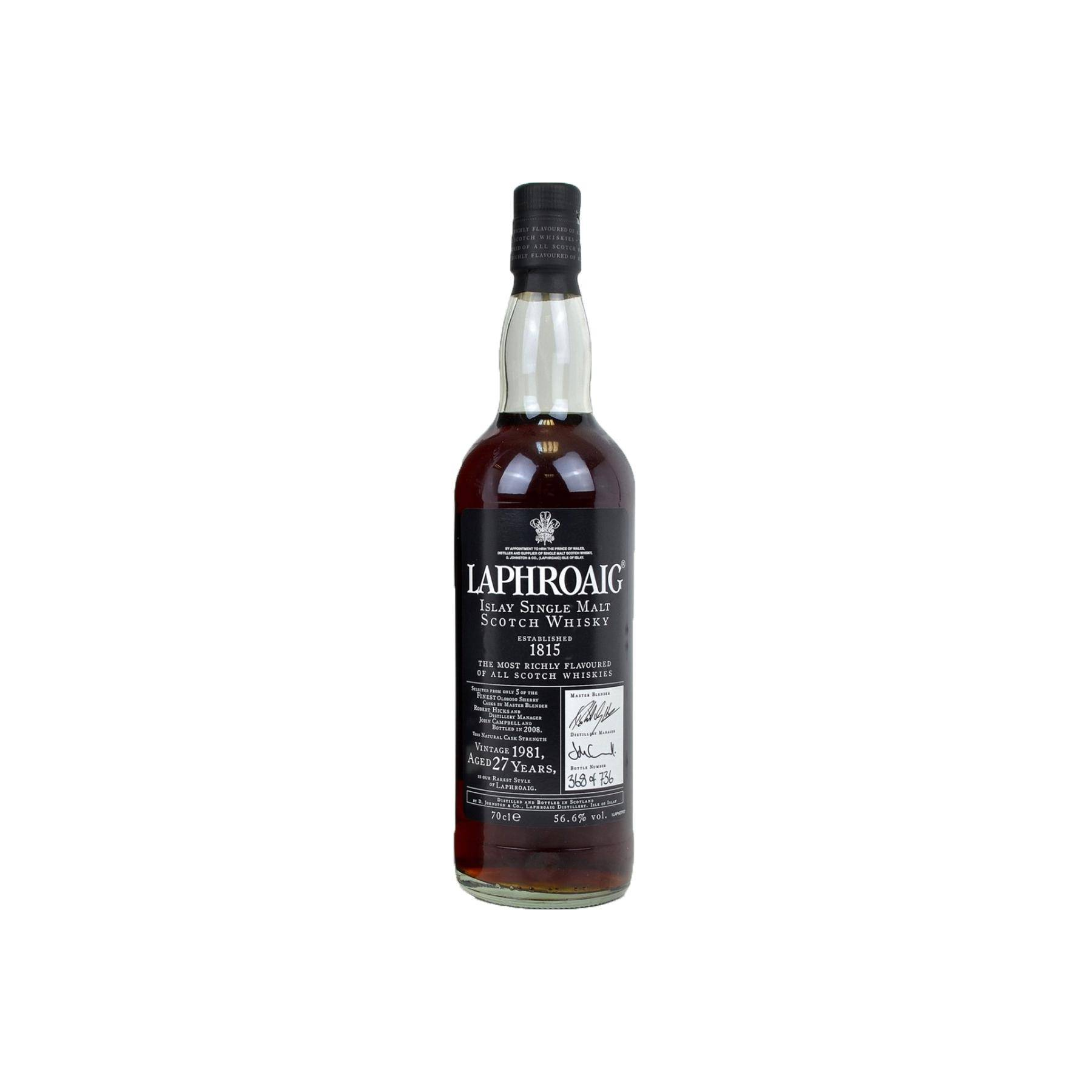 Laphroaig 1981 27 Years Single Malt Whisky
