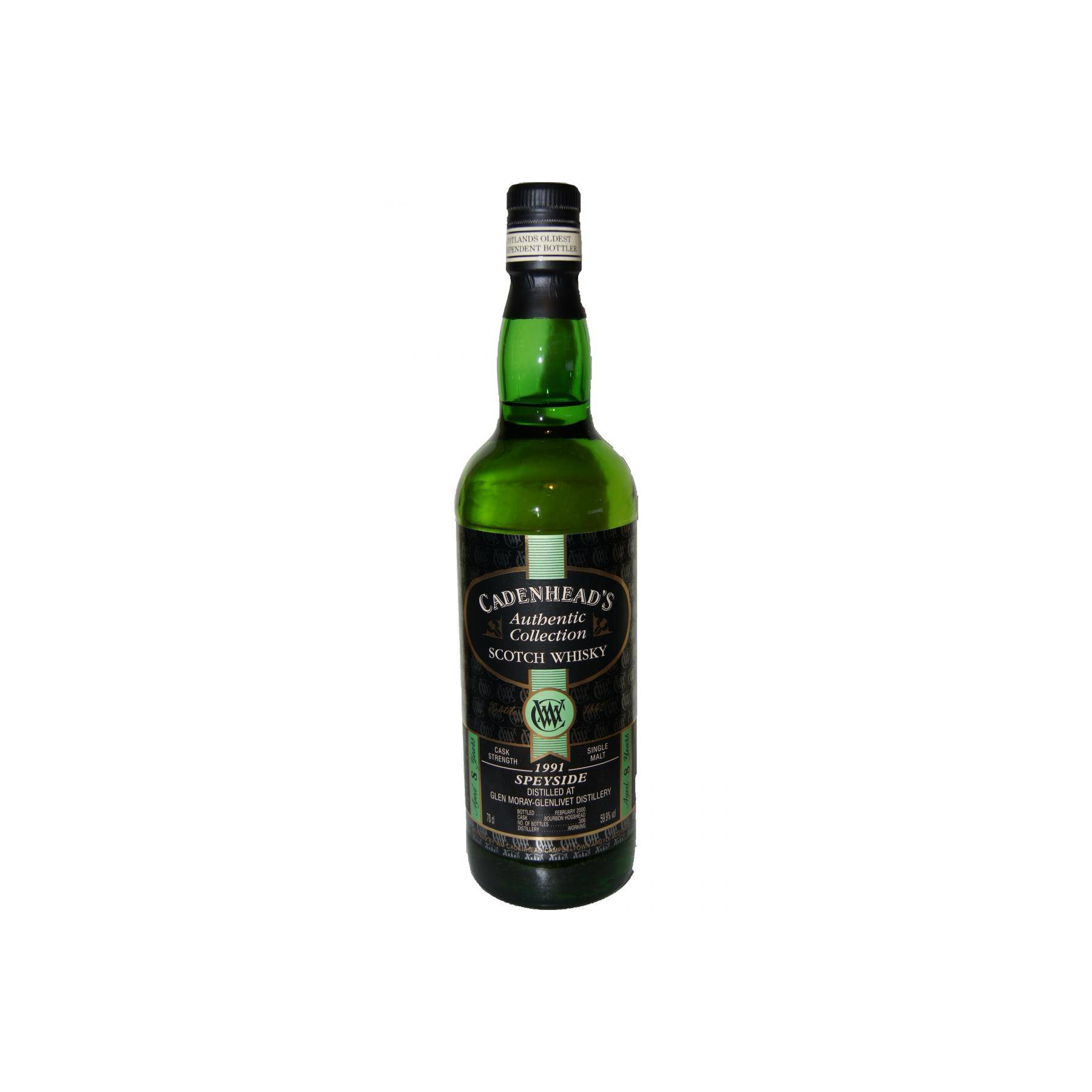 Glen Moray Authentic Collection 1991 8 Years Single Malt Whisky