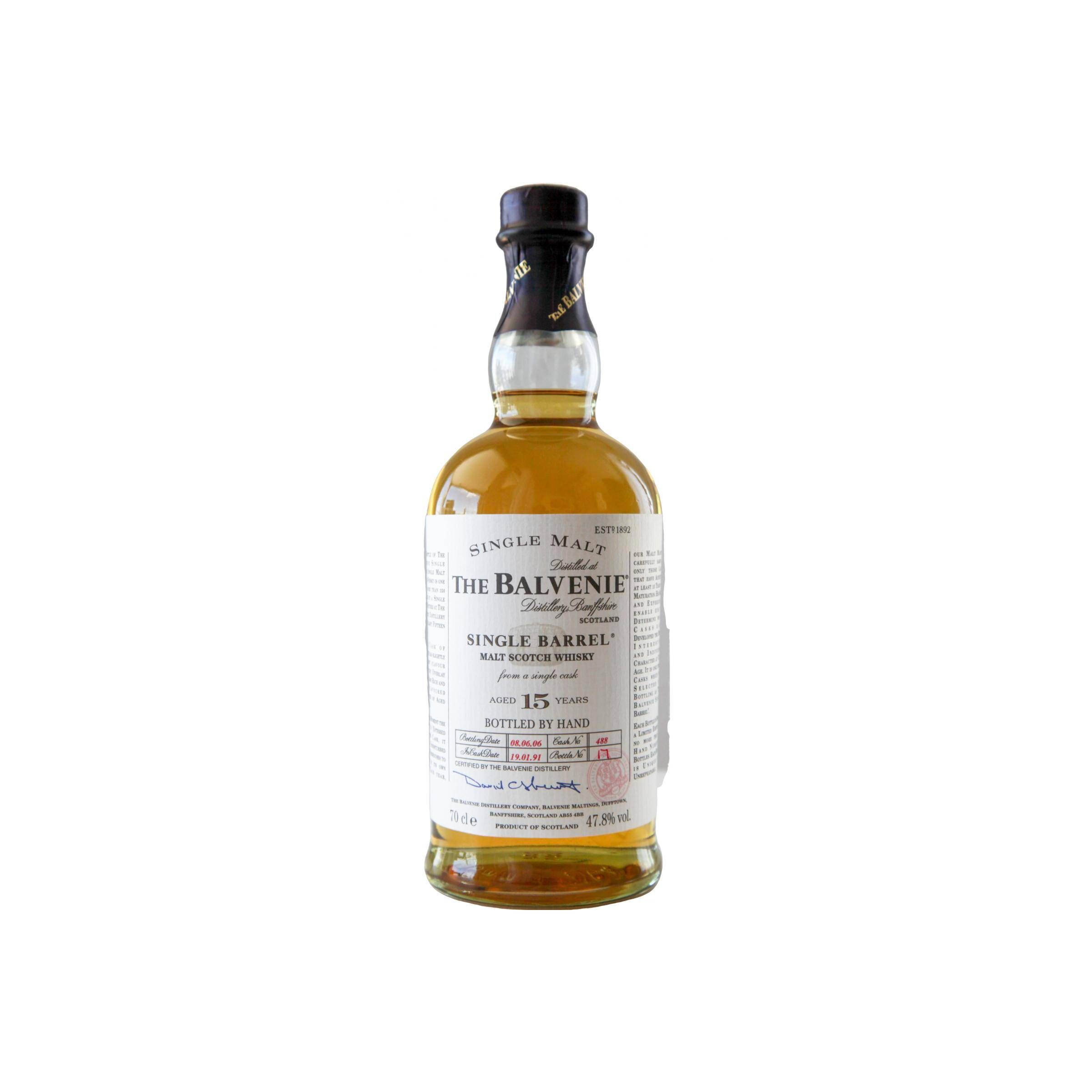 The Balvenie Single Cask 1991 15 Years Single Malt Whisky