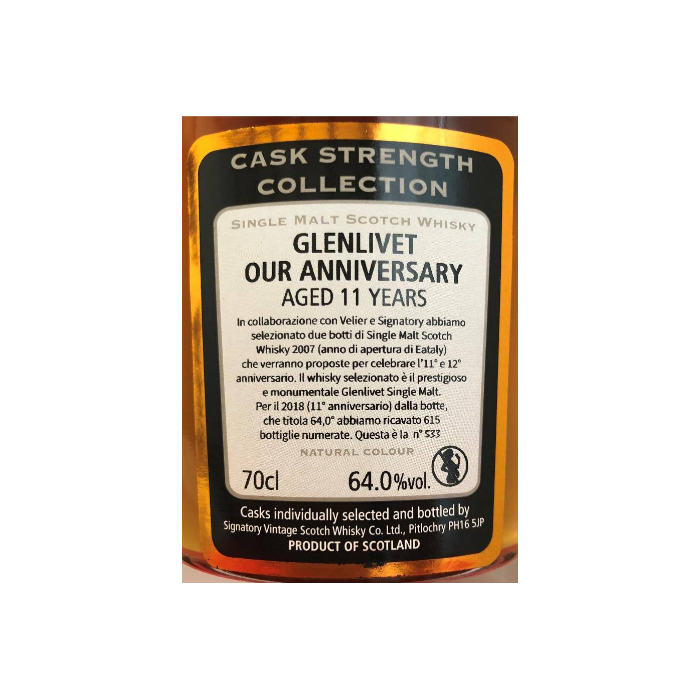 The Glenlivet Cask Strength Collection 2007 11 Years Single Malt Whisky 2