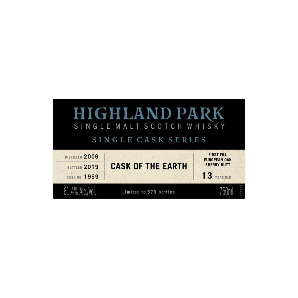 Highland Park Single Cask 2006 13 Years Single Malt Whisky 2