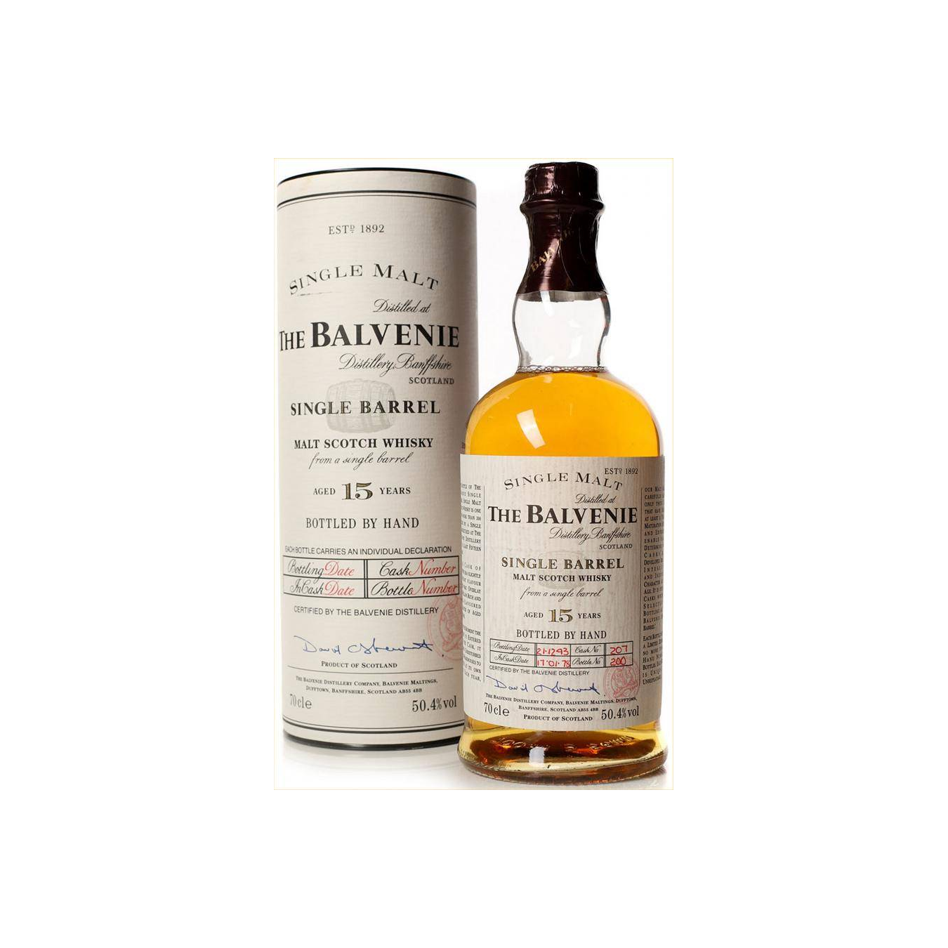The Balvenie Single Cask 1978 15 Years Single Malt Whisky 3