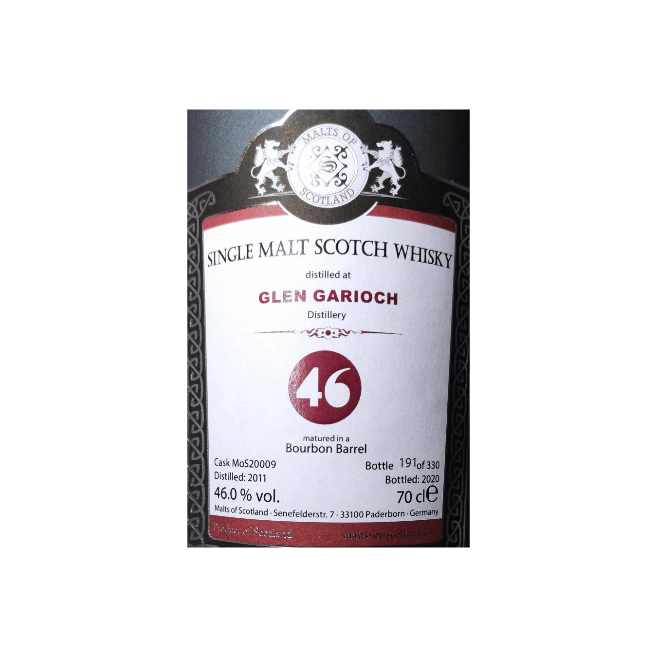 Glen Garioch 2011 9 Years Single Malt Whisky 3