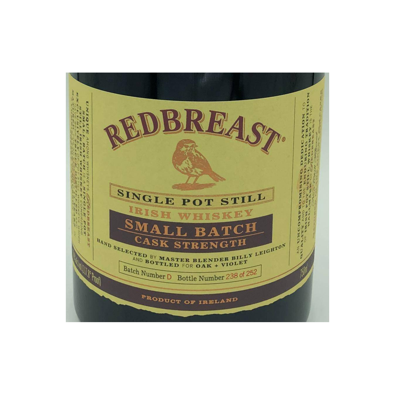 Redbreast Cask Strength Collection Single Pot Still Whisky 2