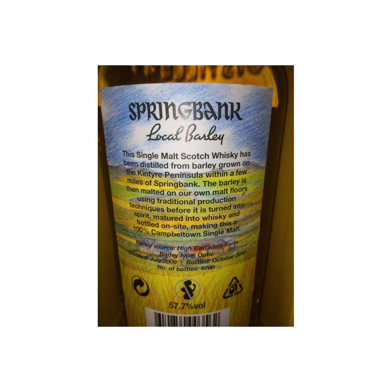 Springbank 2009 9 Years Single Malt Whisky 3