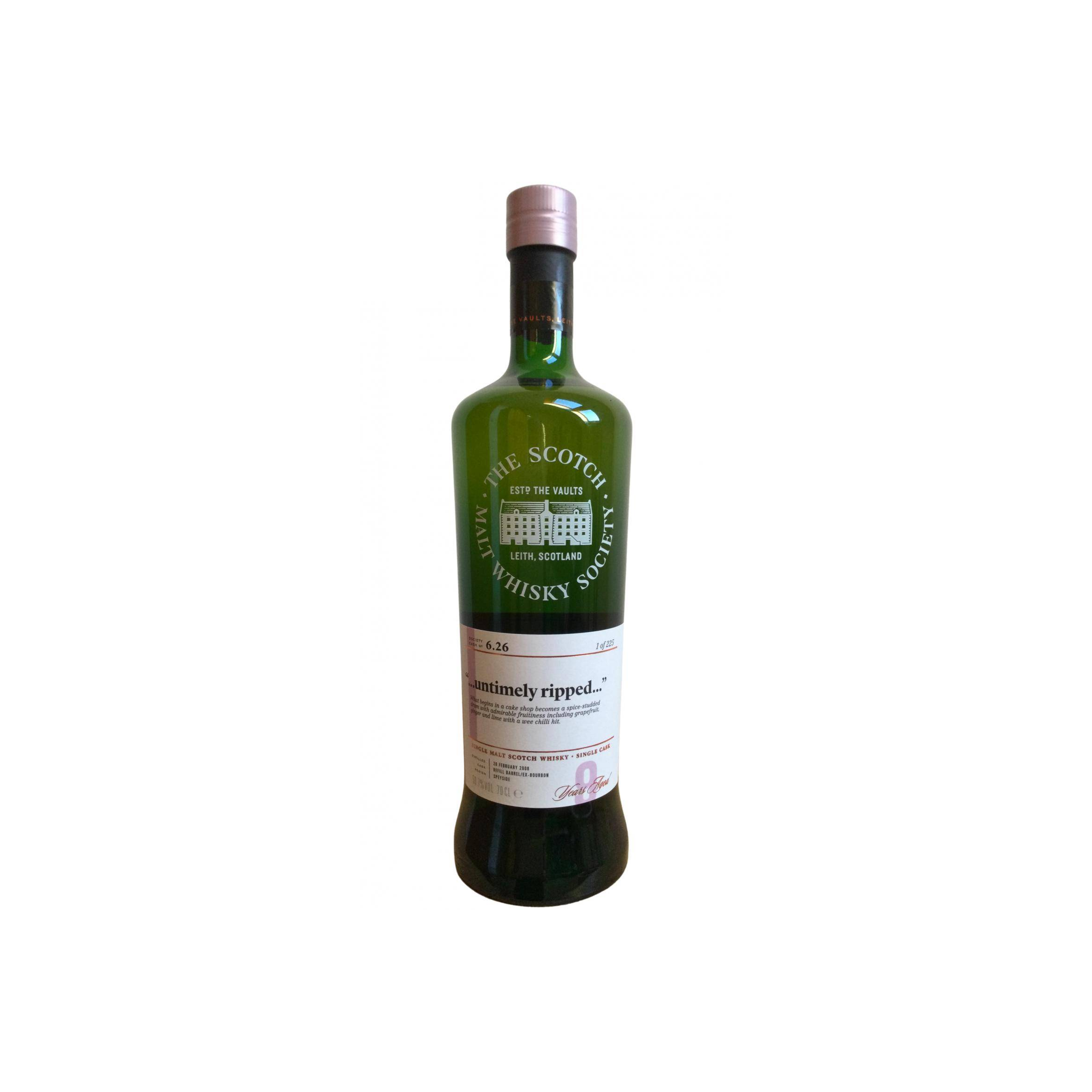 The Scotch Malt Whisky Society 2008 9 Years Single Malt Whisky