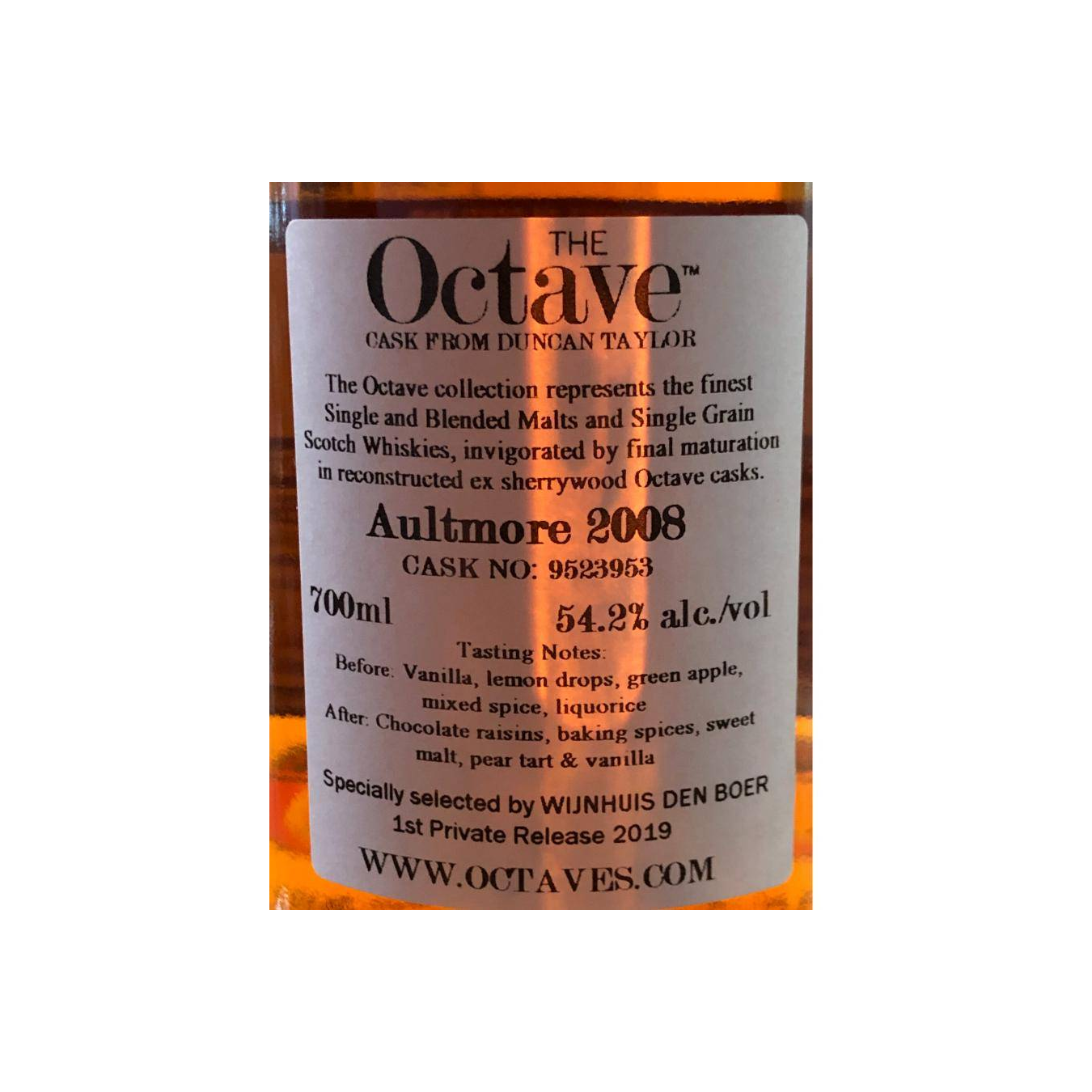 Aultmore The Octave 2008 11 Years Single Malt Whisky 3