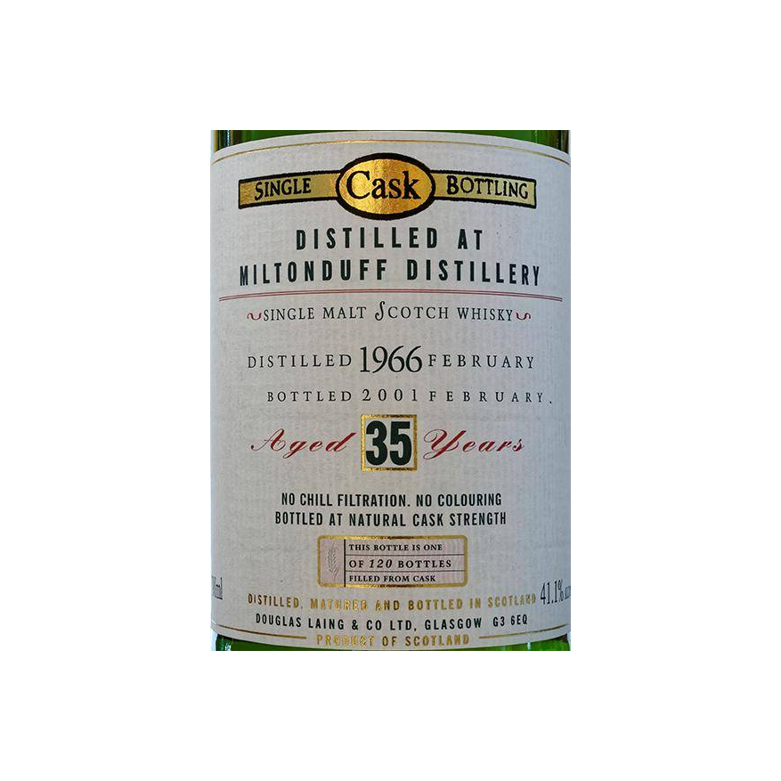 Miltonduff Old Malt Cask 1966 35 Years Single Malt Whisky 2