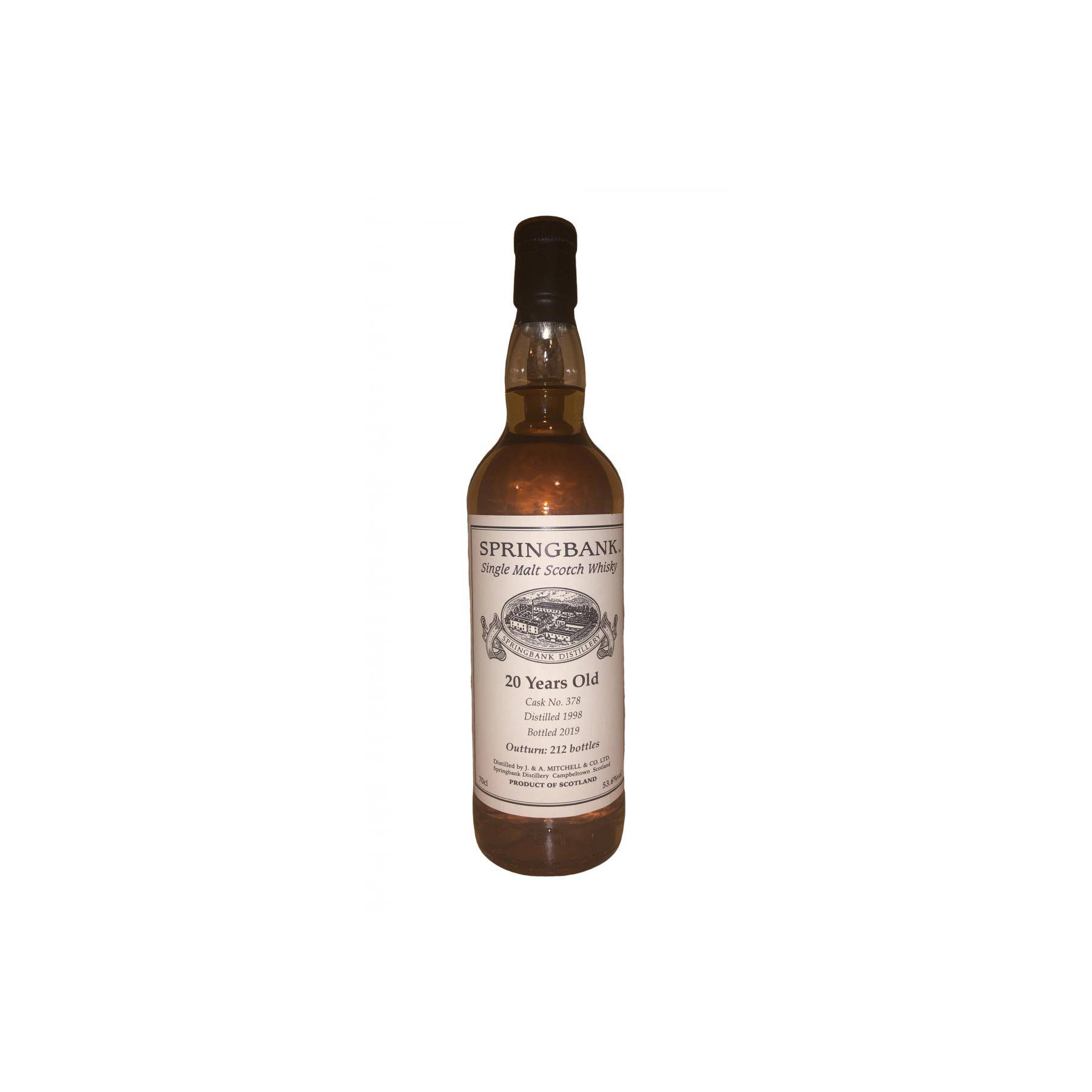 Springbank Private Bottling 1998 20 Years Single Malt Whisky