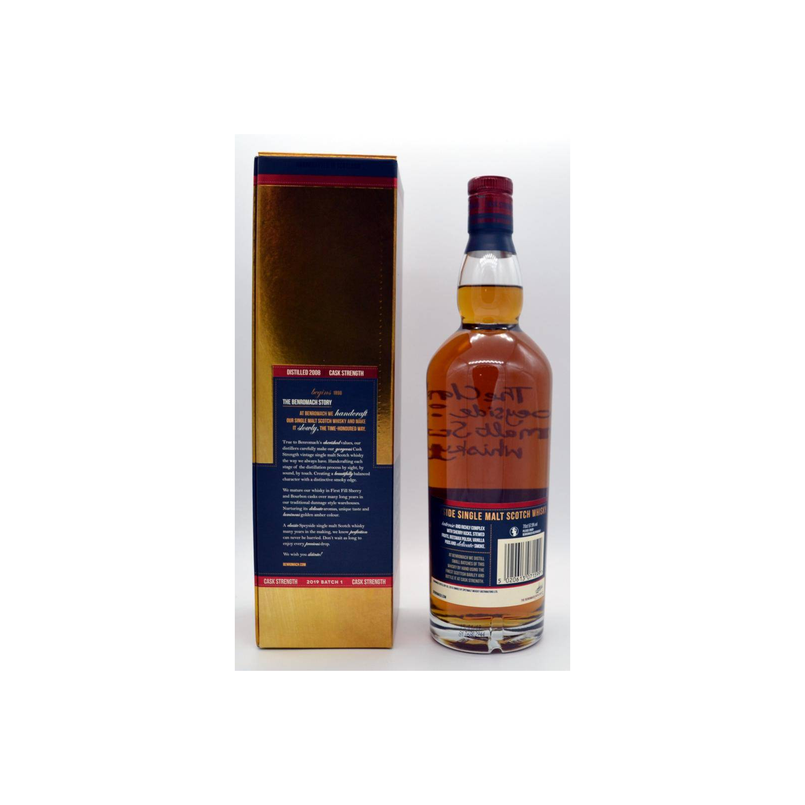 Benromach Cask Strength Collection 2008 10 Years Single Malt Whisky 3
