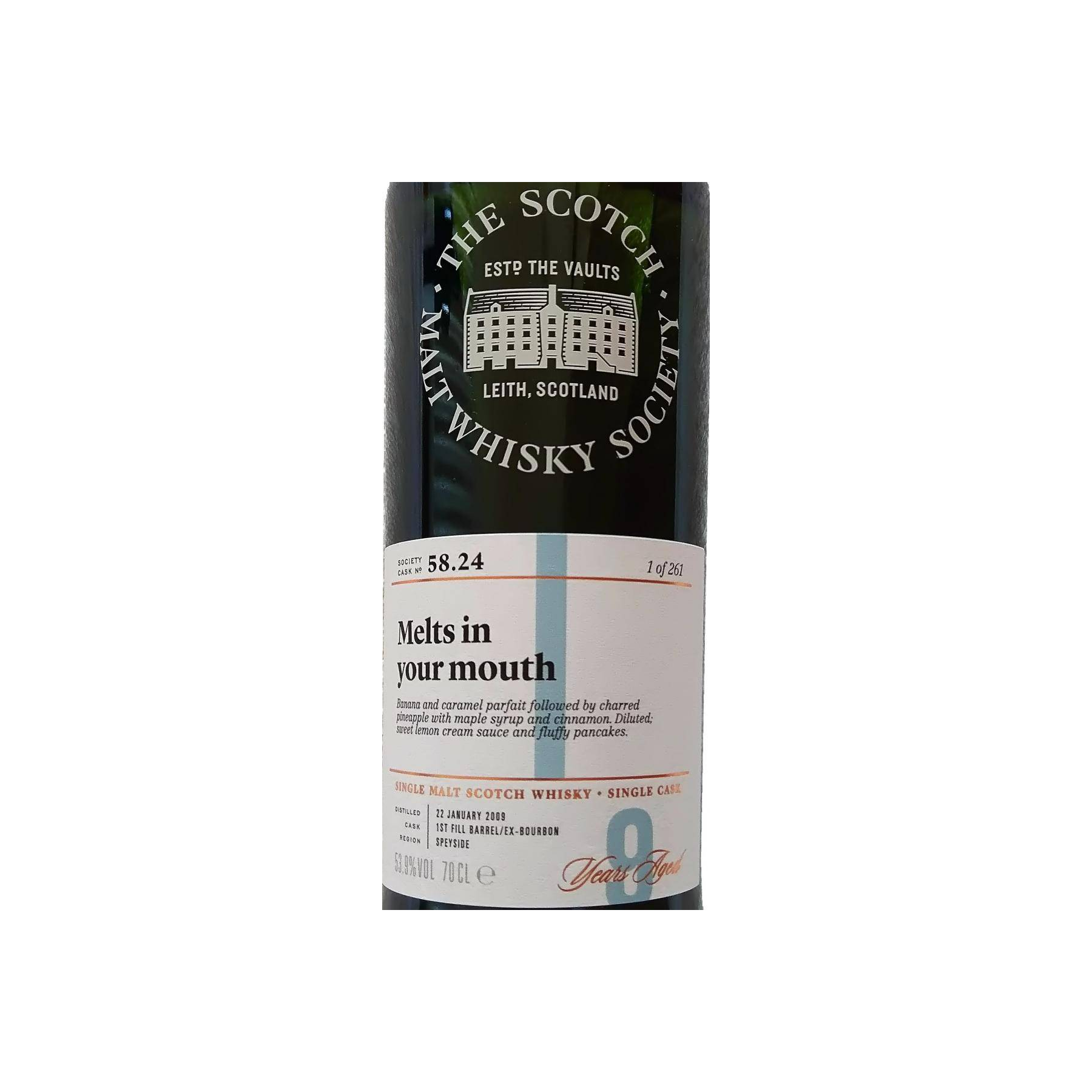 The Scotch Malt Whisky Society 2009 9 Years Single Malt Whisky 2