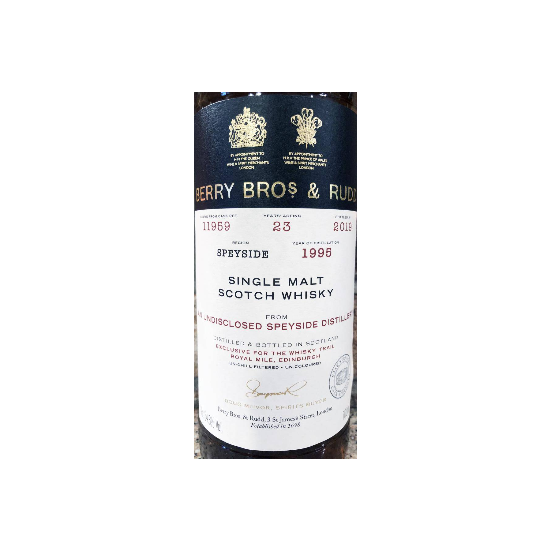 Berry Bros. & Rudd 1995 23 Years Single Malt Whisky 2