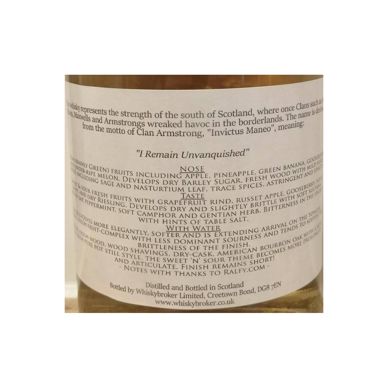 Unvanquished 08-year-old WhB 2