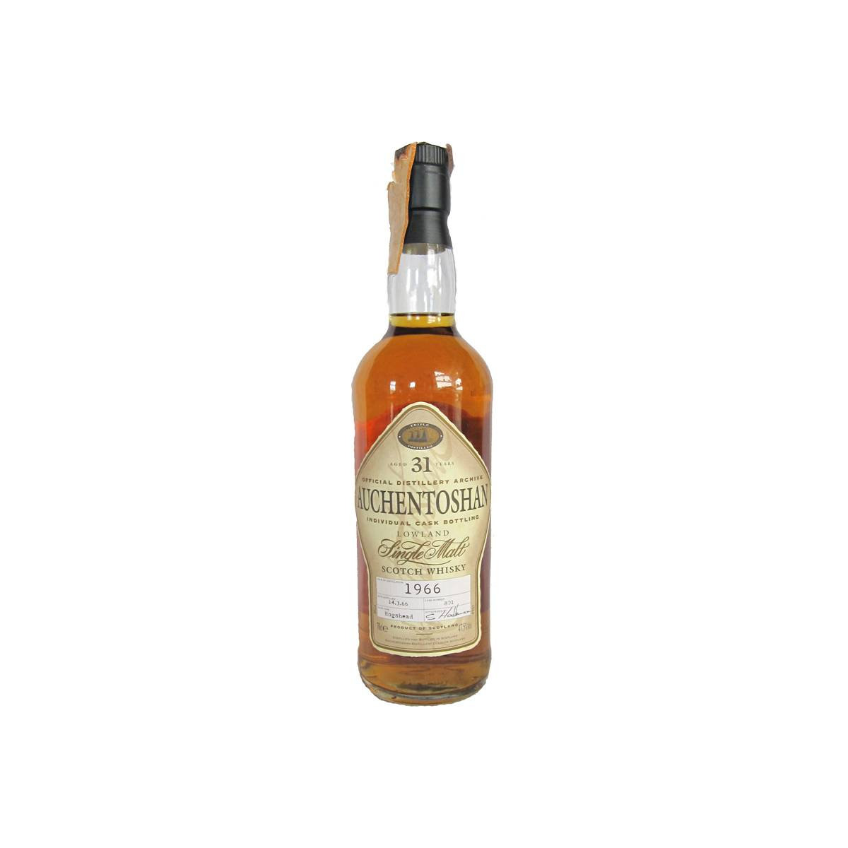 Auchentoshan Individual Cask Bottling 1966 31 Years Single Malt Whisky