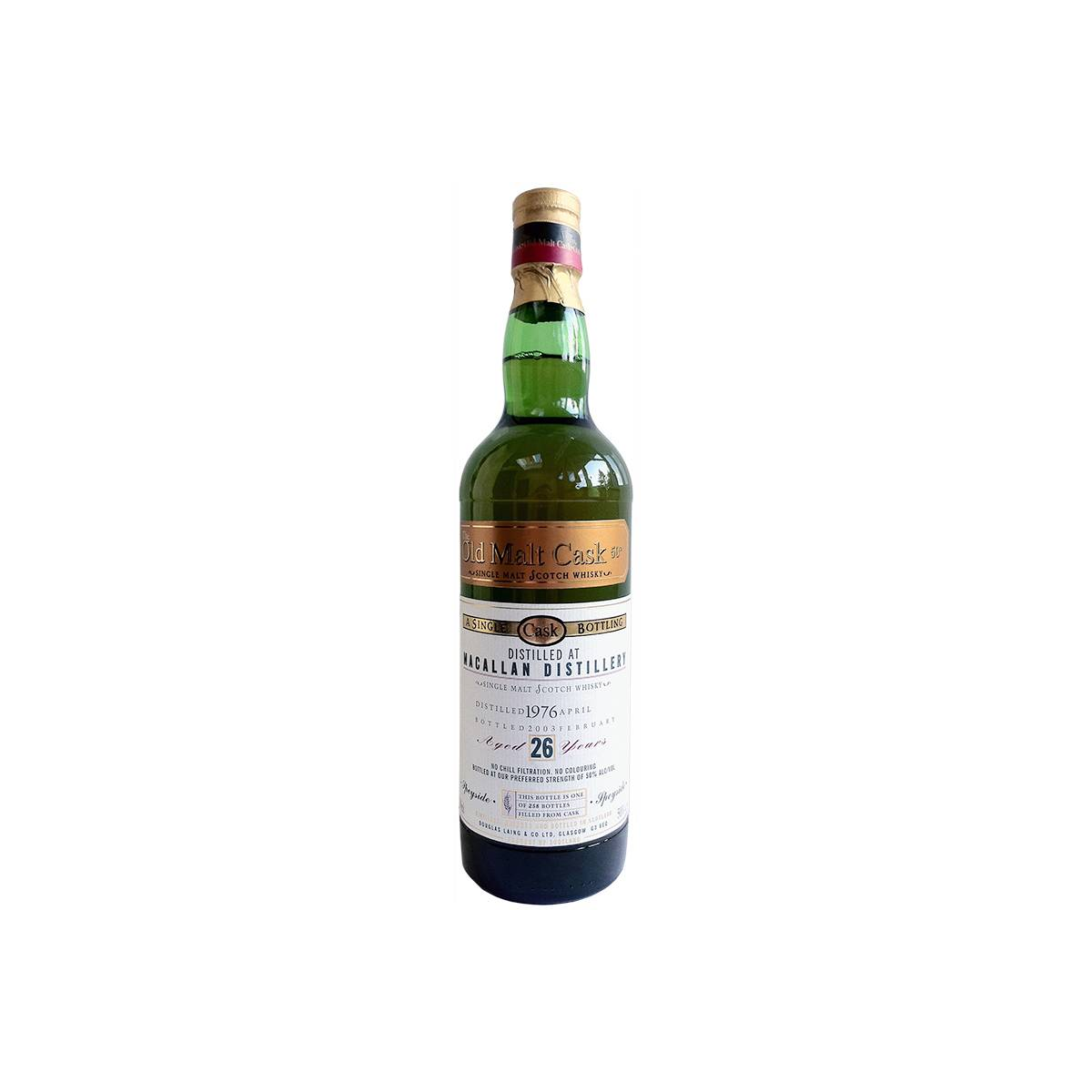 The Macallan Old Malt Cask 1976 26 Years Single Malt Whisky