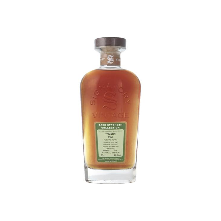 Tomatin Cask Strength Collection 1967 40 Years Single Malt Whisky