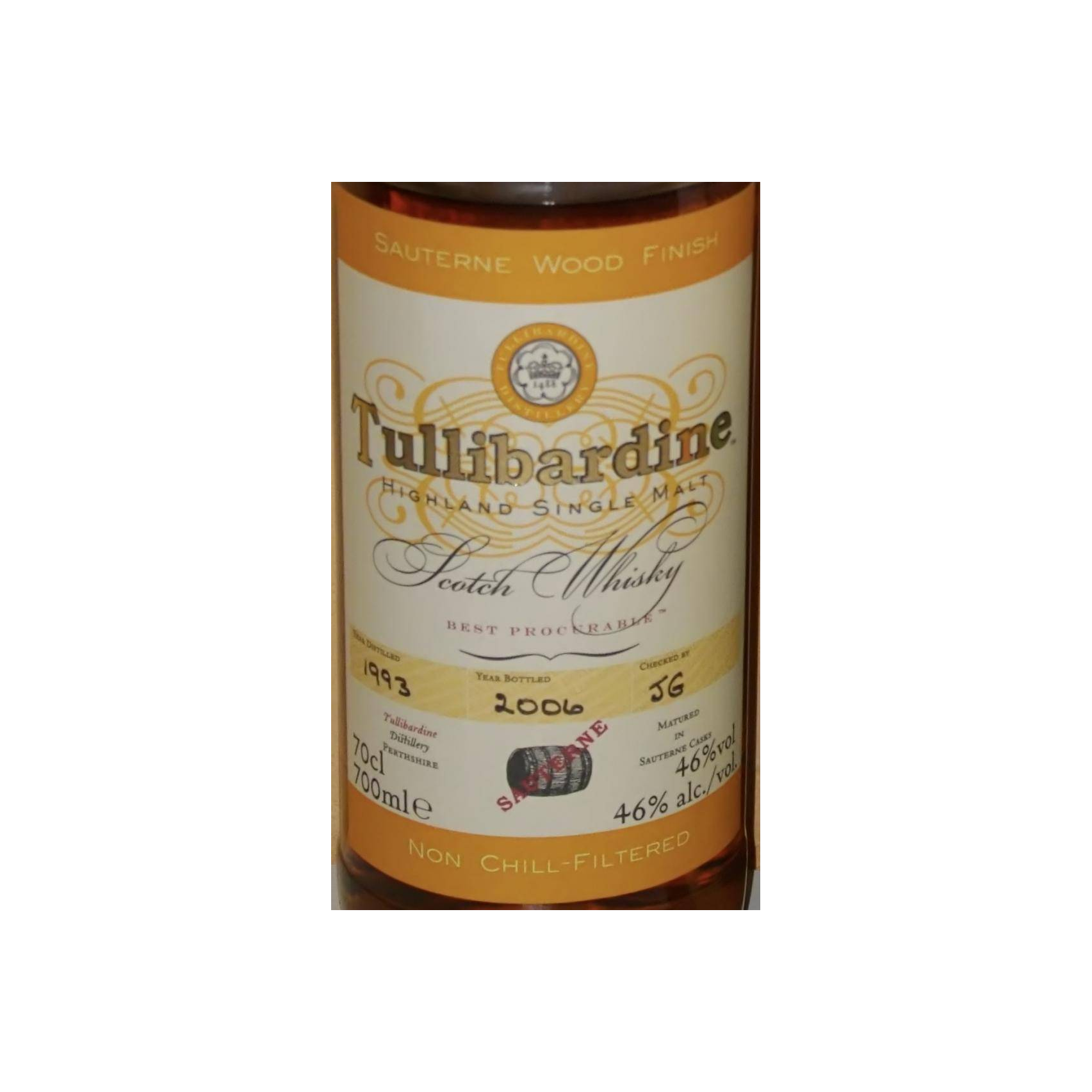 Tullibardine 1993 13 Years Single Malt Whisky